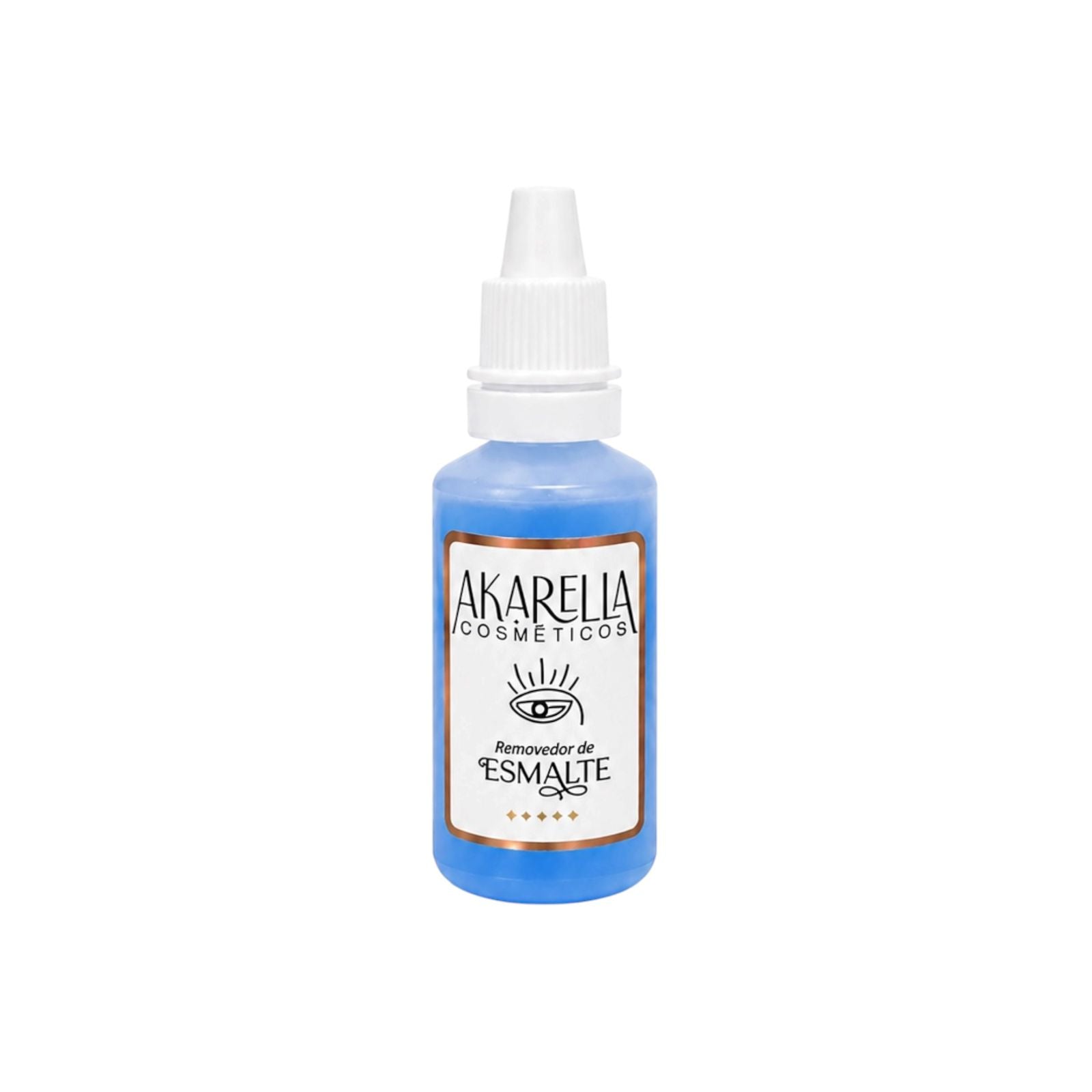 REMOVEDOR DE ESMALTE AZUL 30ML AKARELLA