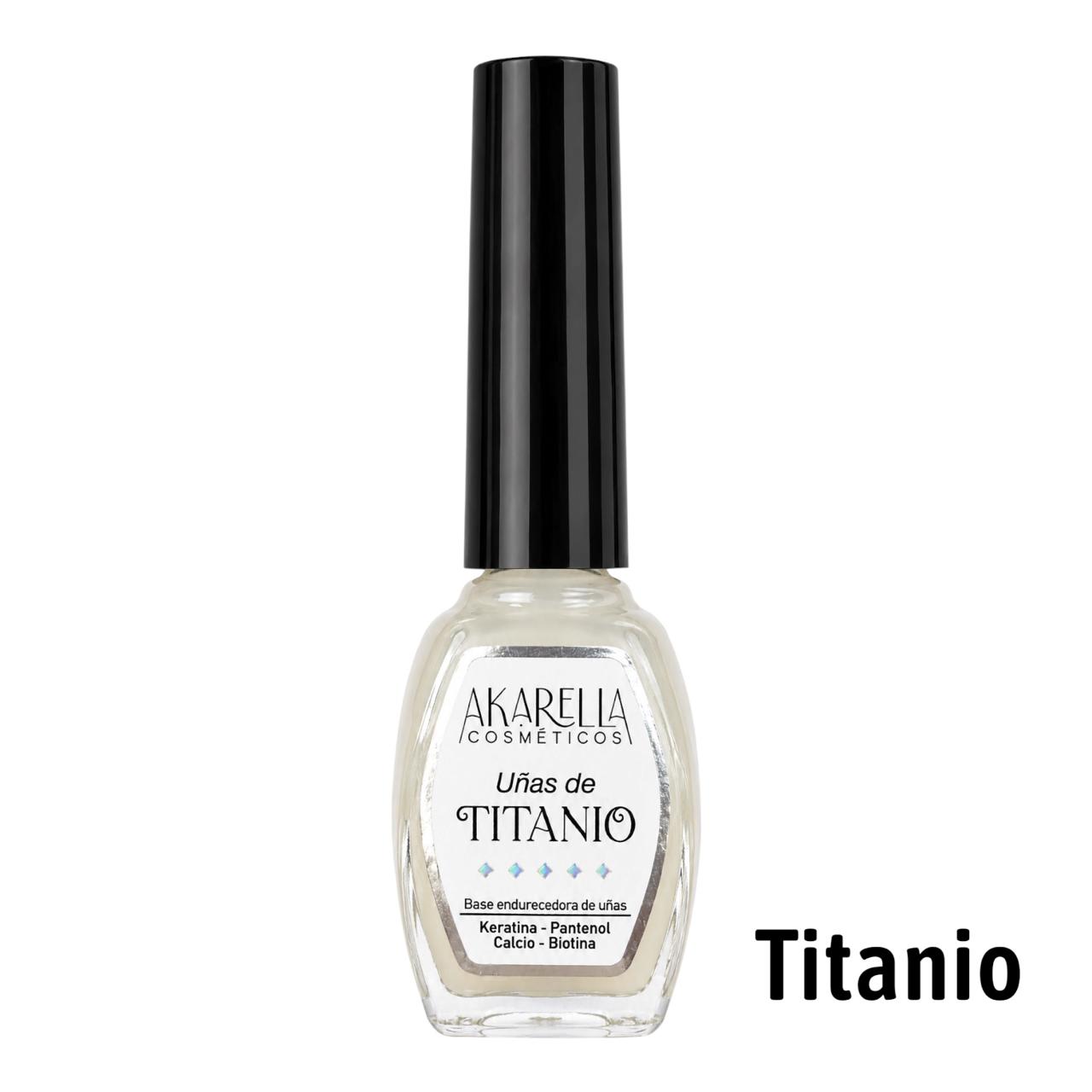 BASE ENDURECEDORA DE UÑAS DE TITANIO 14ML AKARELLA