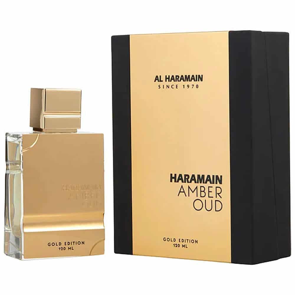 PERFUME AMBER OUD AL HARAMAIN 120ML GOLD EDITION