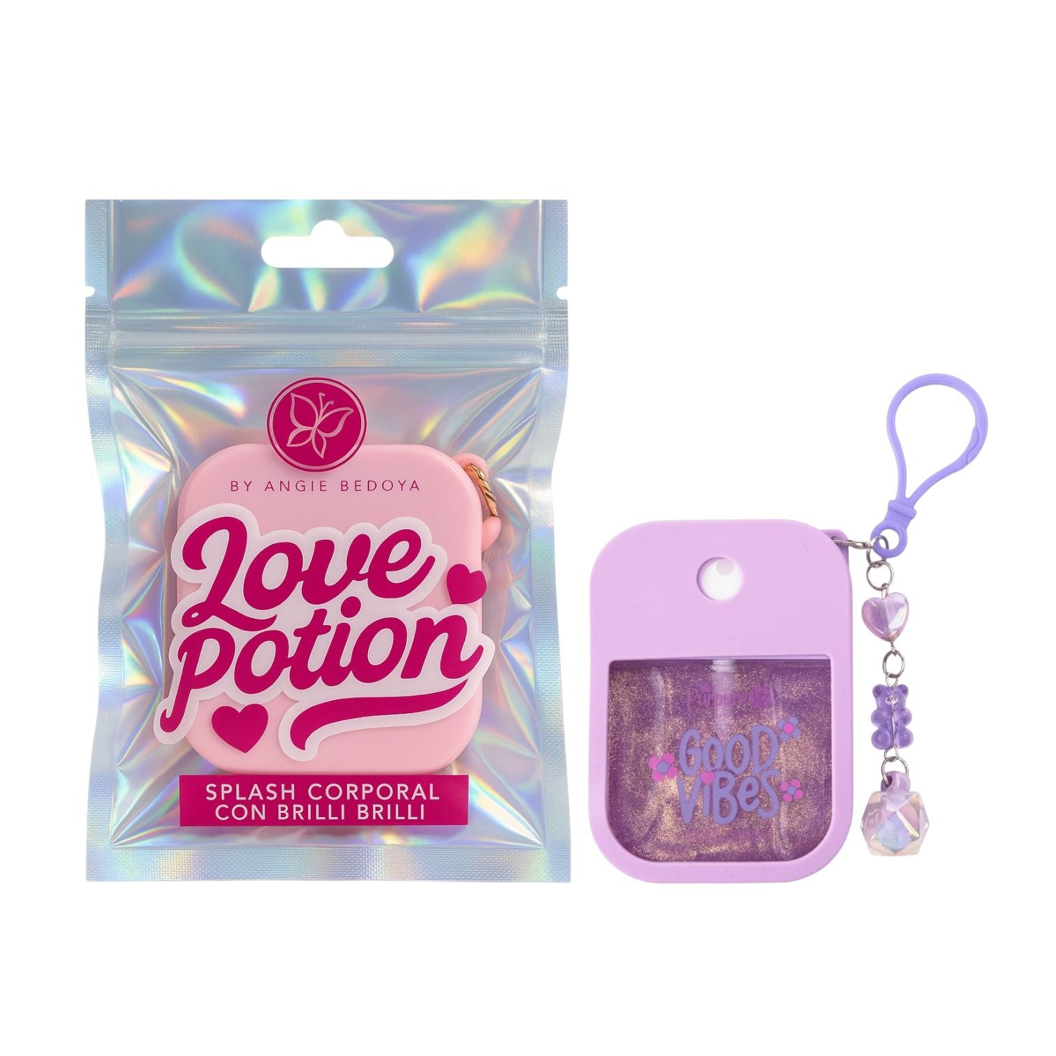 SPLASH CORPORAL CON BRILLI BRILLI LLAVERO 34ML PURPURE