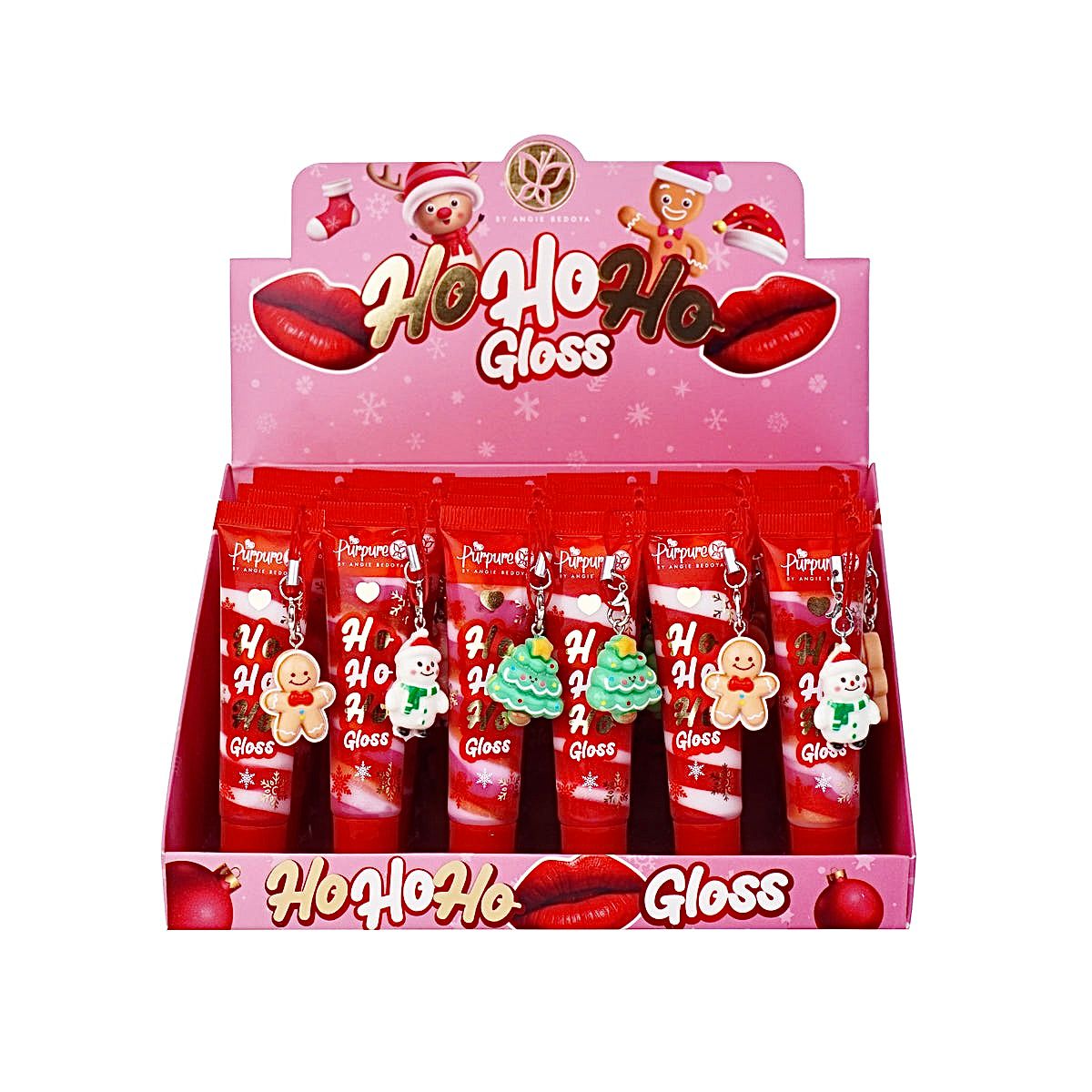 BRILLO GLOSS HOHOHO LLAVERO PURPURE