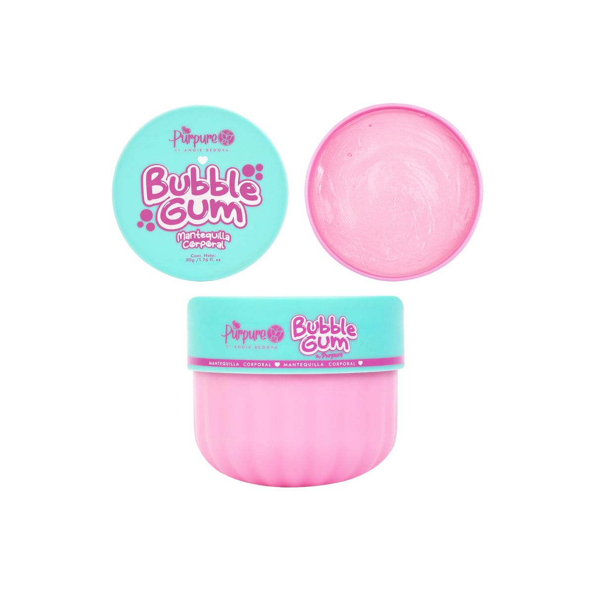 MINI MANTEQUILLA CORPORAL BUBBLE GUM 50G PURPURE
