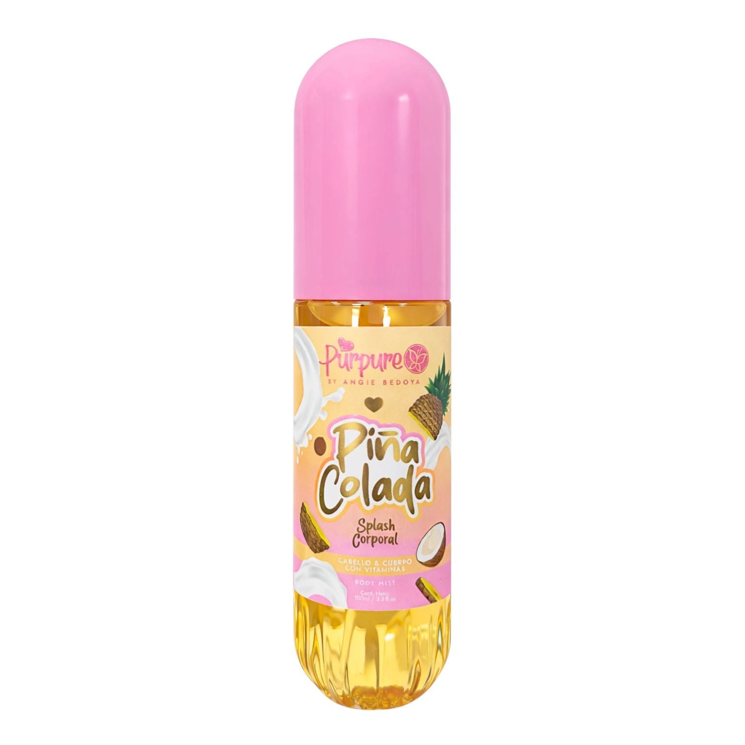 MINI SPLASH CORPORAL CABELLO Y CUERPO PIÑA COLADA 100ML PURPURE