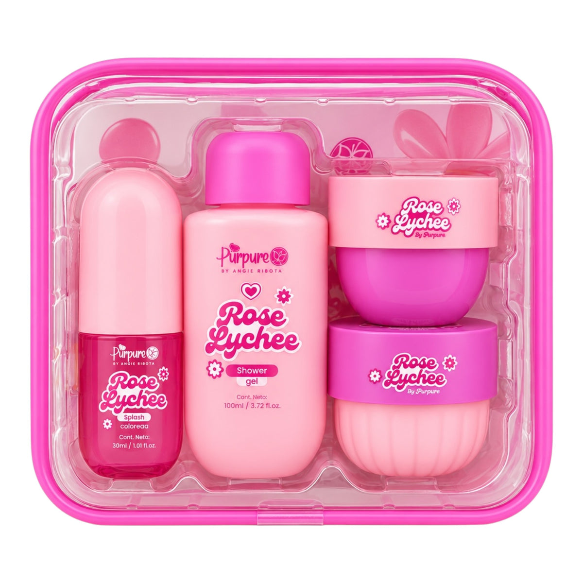 KIT ROSE LYCHEE X4 PURPURE