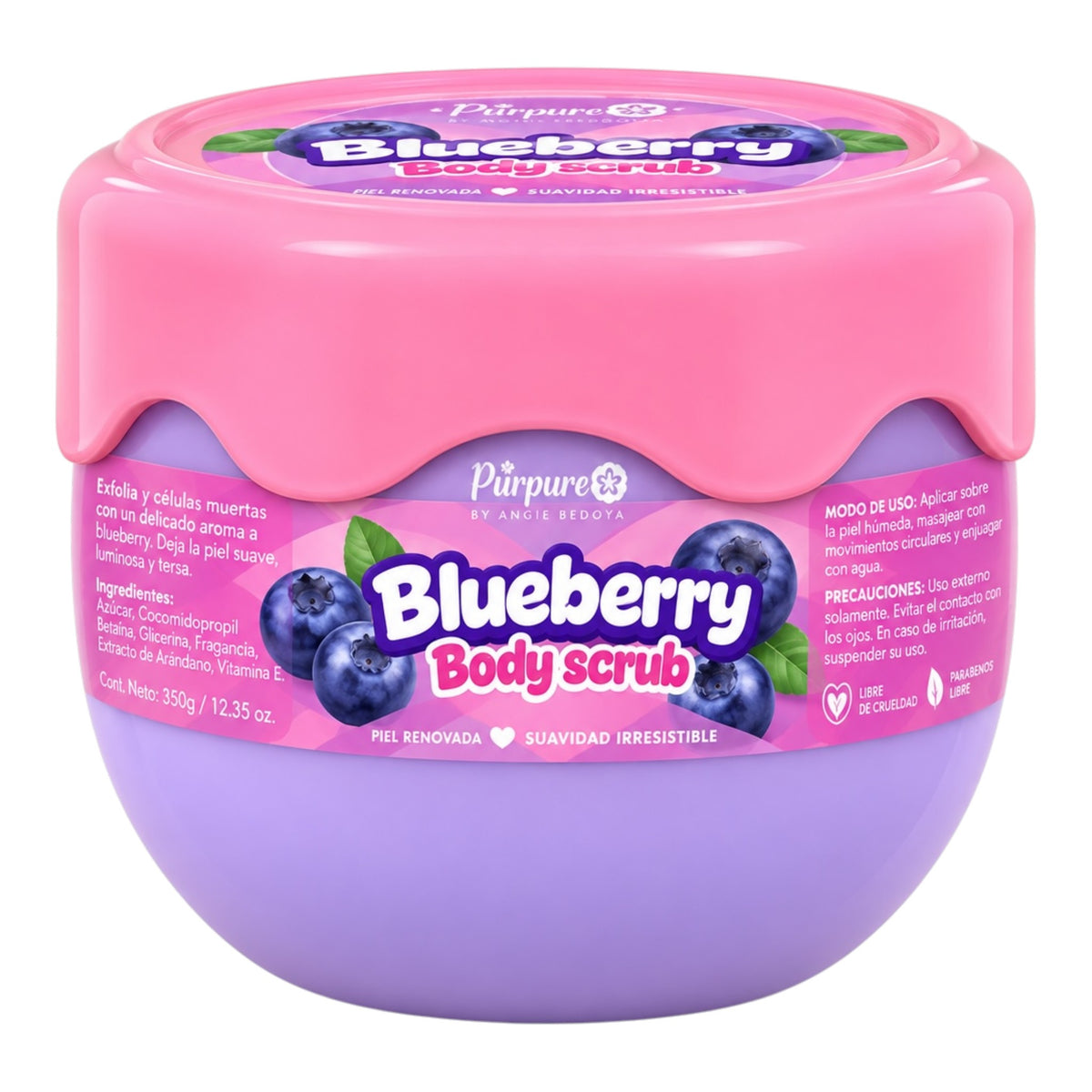 EXFOLIANTE CORPORAL BLUEBERRY 350G PURPURE