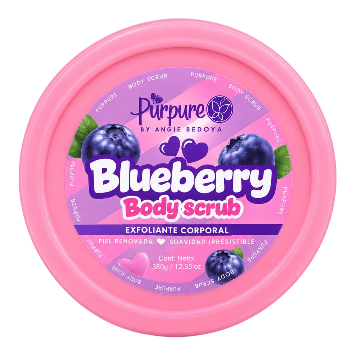EXFOLIANTE CORPORAL BLUEBERRY 350G PURPURE