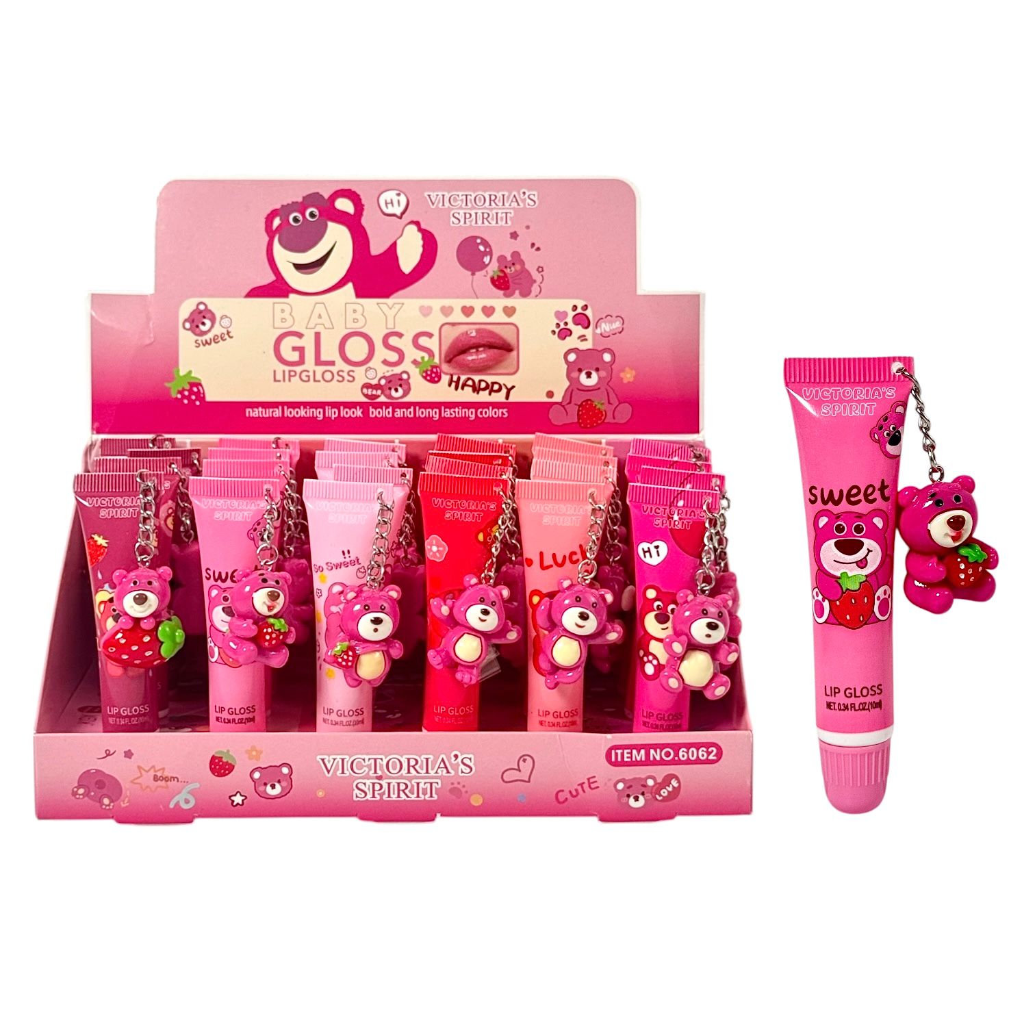 BRILLO GLOSS LOTSO LLAVERO 10ML VICTORIA'S SPIRIT