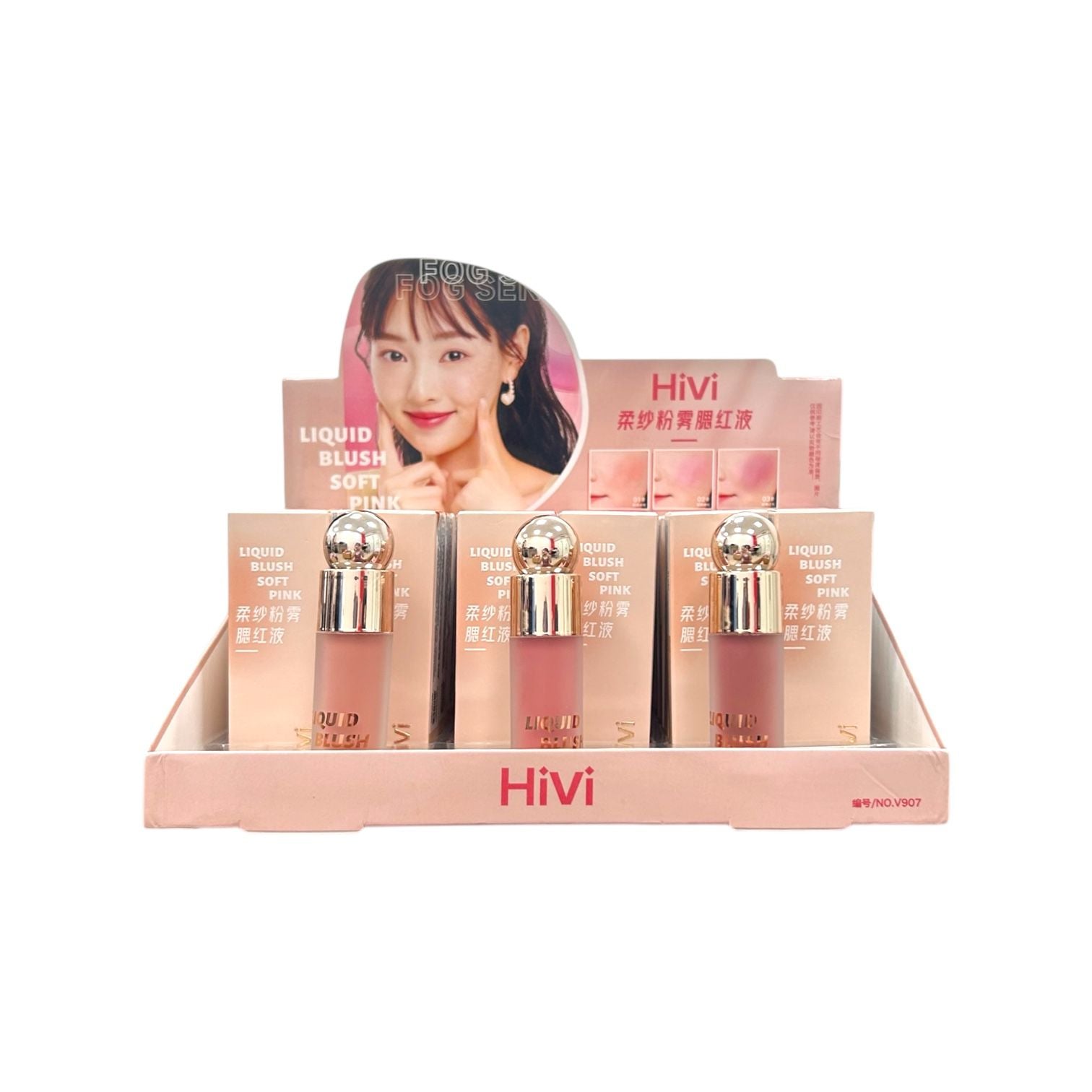 RUBOR LIQUIDO COREANO SOFT PINK HIVI