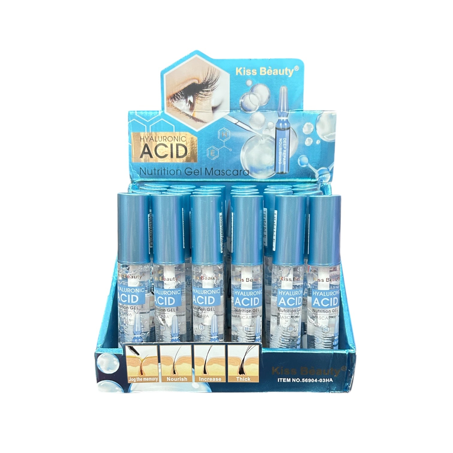 PESTAÑINA TRANSPARENTE ROSE / HYALURONIC ACID KISS BEAUTY