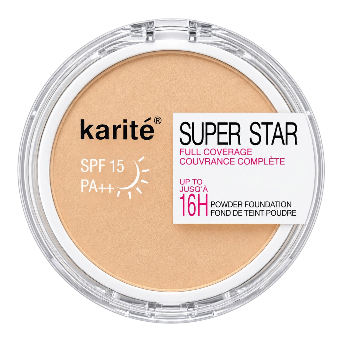 POLVO COMPACTO SUPER STAR 16H BLANCO KARITE