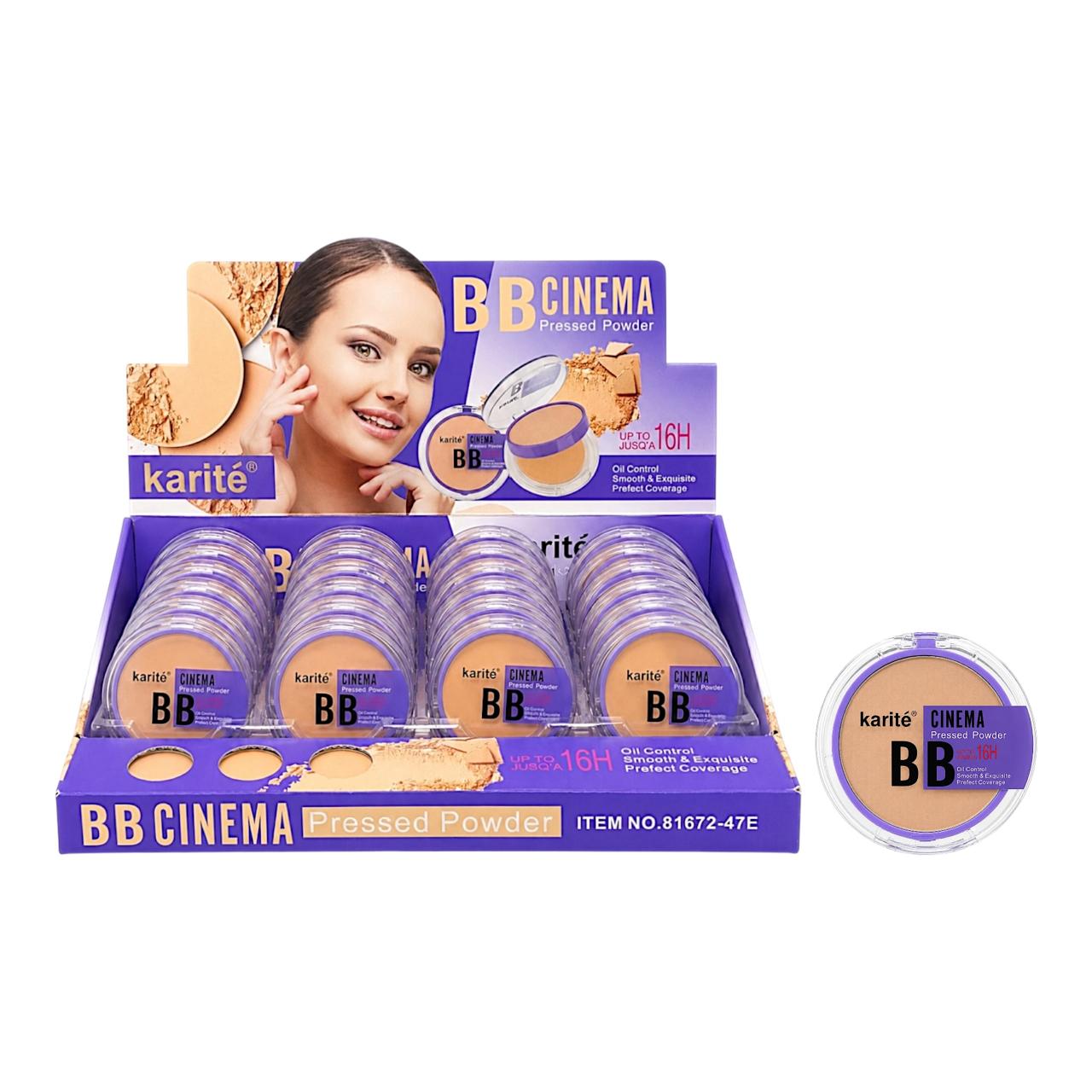 POLVO COMPACTO BB CINEMA 16H MORADO KARITE