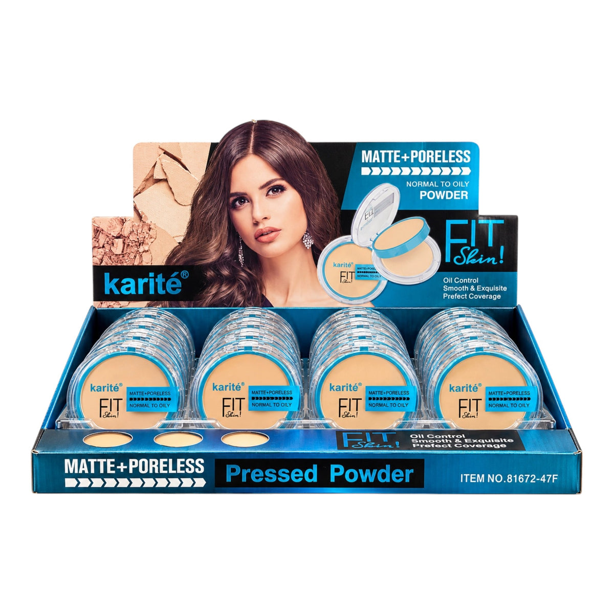 POLVO COMPACTO FIT SKIN MATTE+PORELESS KARITE
