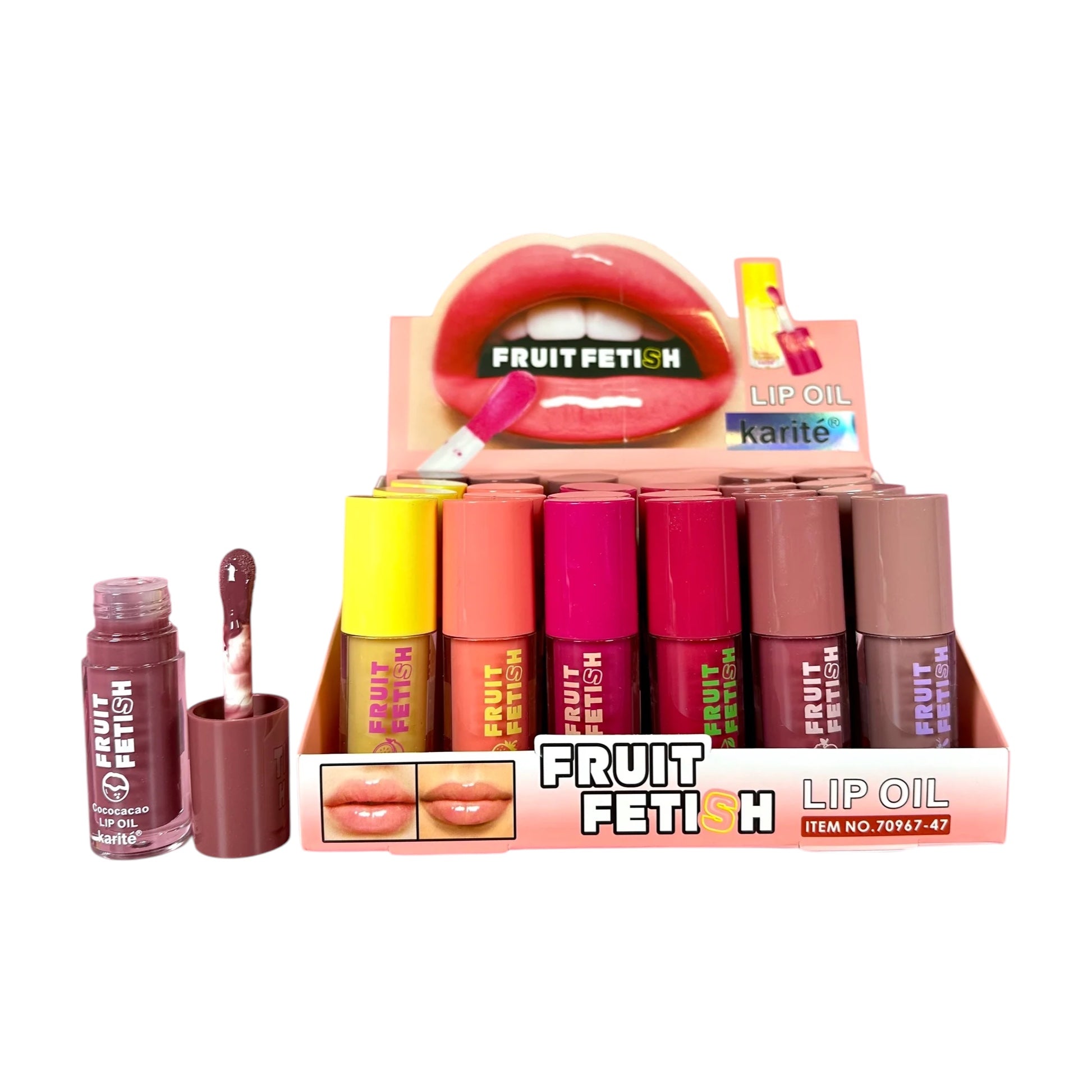 BRILLO GLOSS CON COLOR FRUIT FETISH LIP OIL KARITE