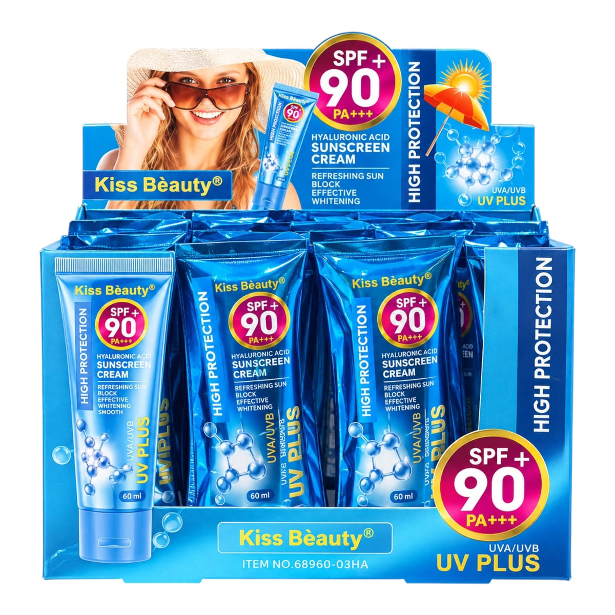 PROTECTOR SOLAR SPF90+ BOLSA KISS BEAUTY