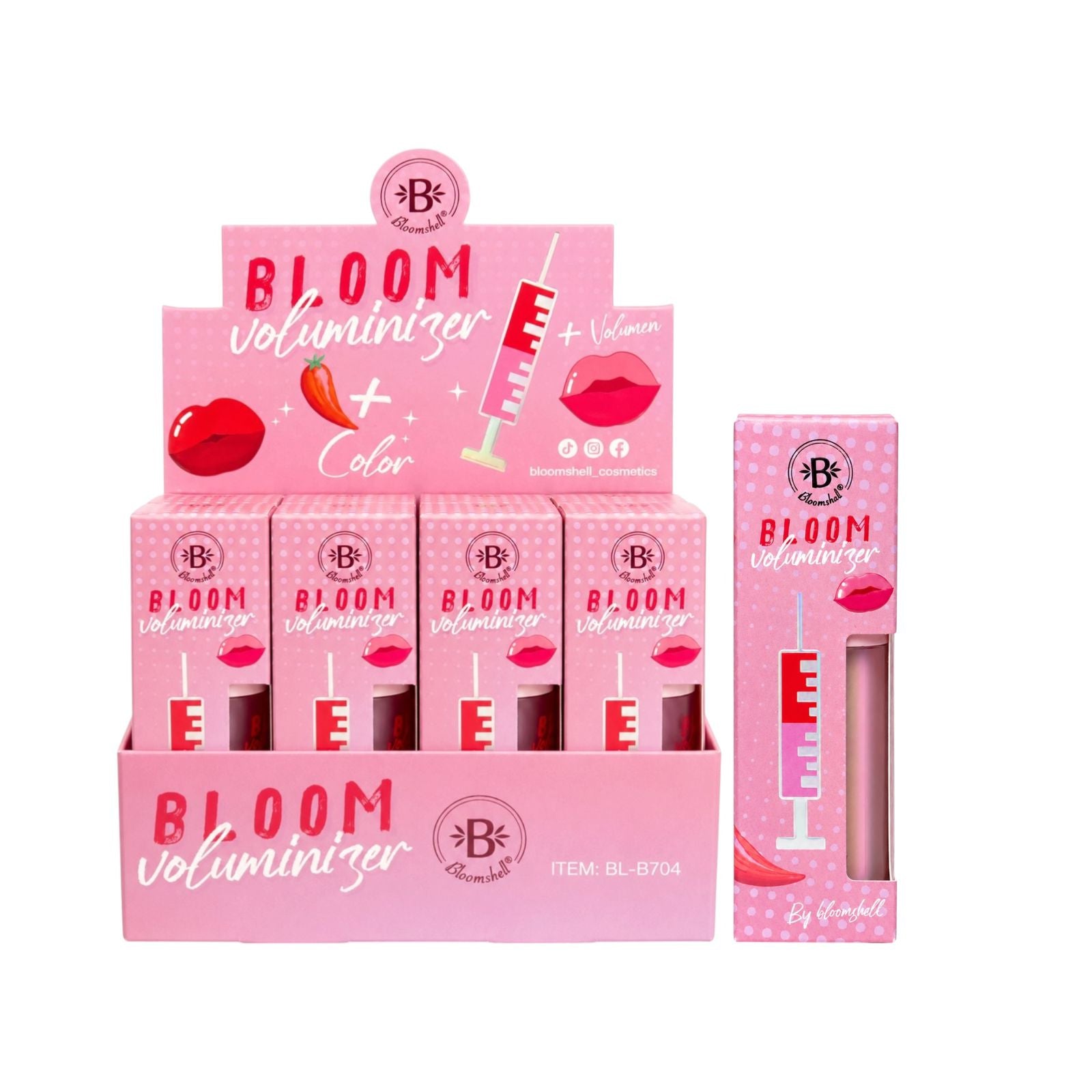 VOLUMINIZADOR CON COLOR BLOOM VOLUMINIZER 5ML BLOOMSHELL