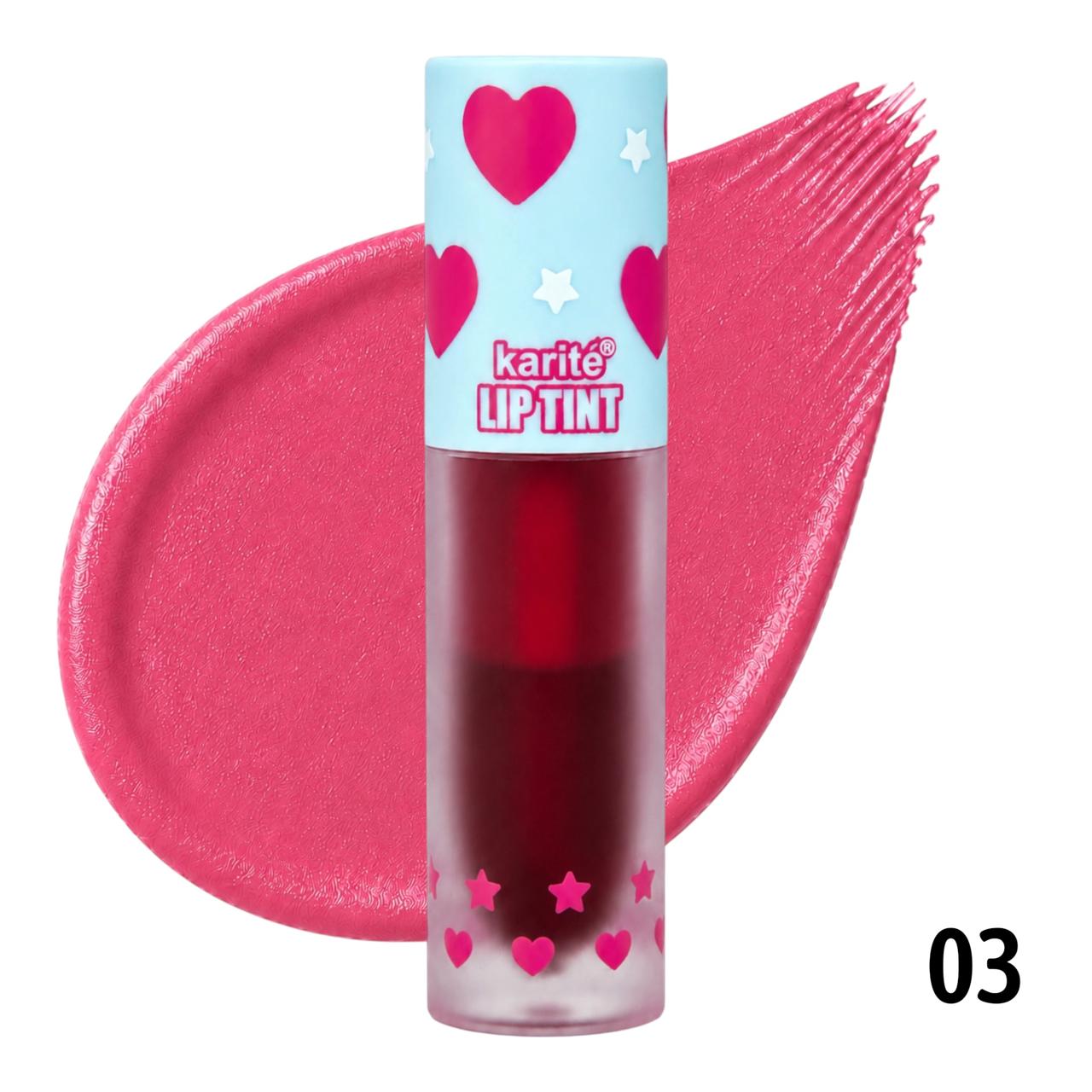 TINTA DE LABIOS CORAZONES ESTRELLITAS LIP TINT KARITE