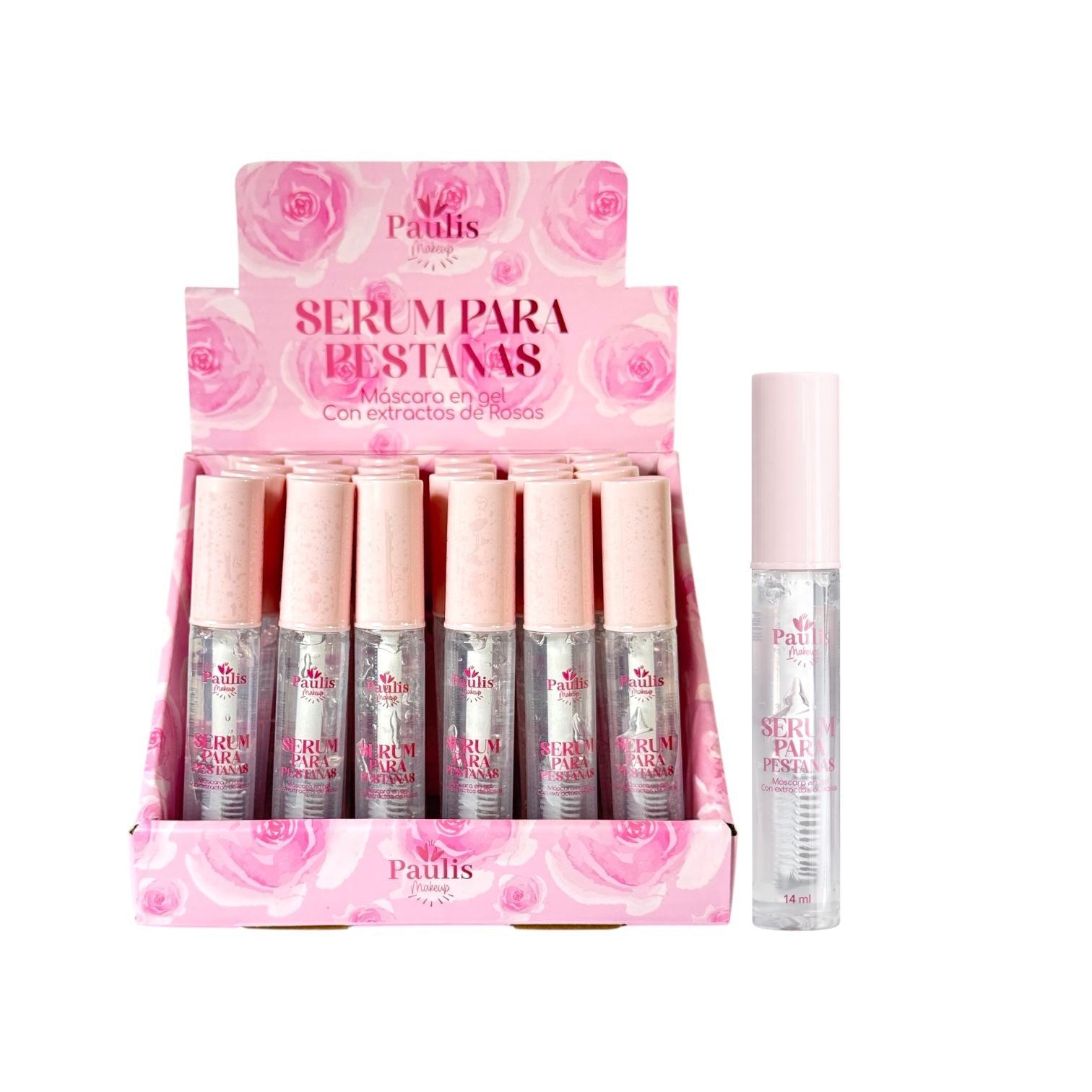 SERUM PARA PESTAÑAS CON EXTRACTOS DE ROSAS 14ML PAULIS