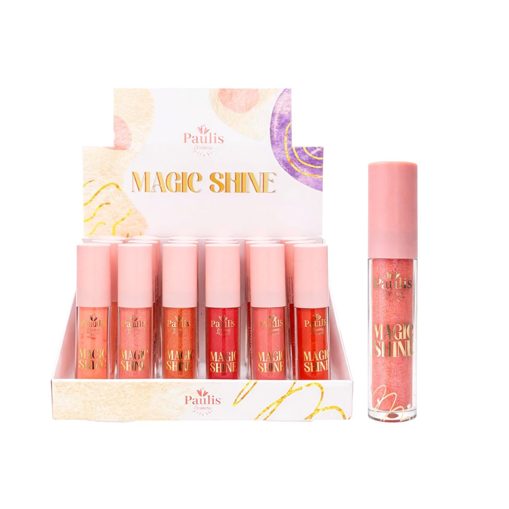 BRILLO GLOSS CON COLOR ESCARCHADO MAGIC SHINE PAULIS