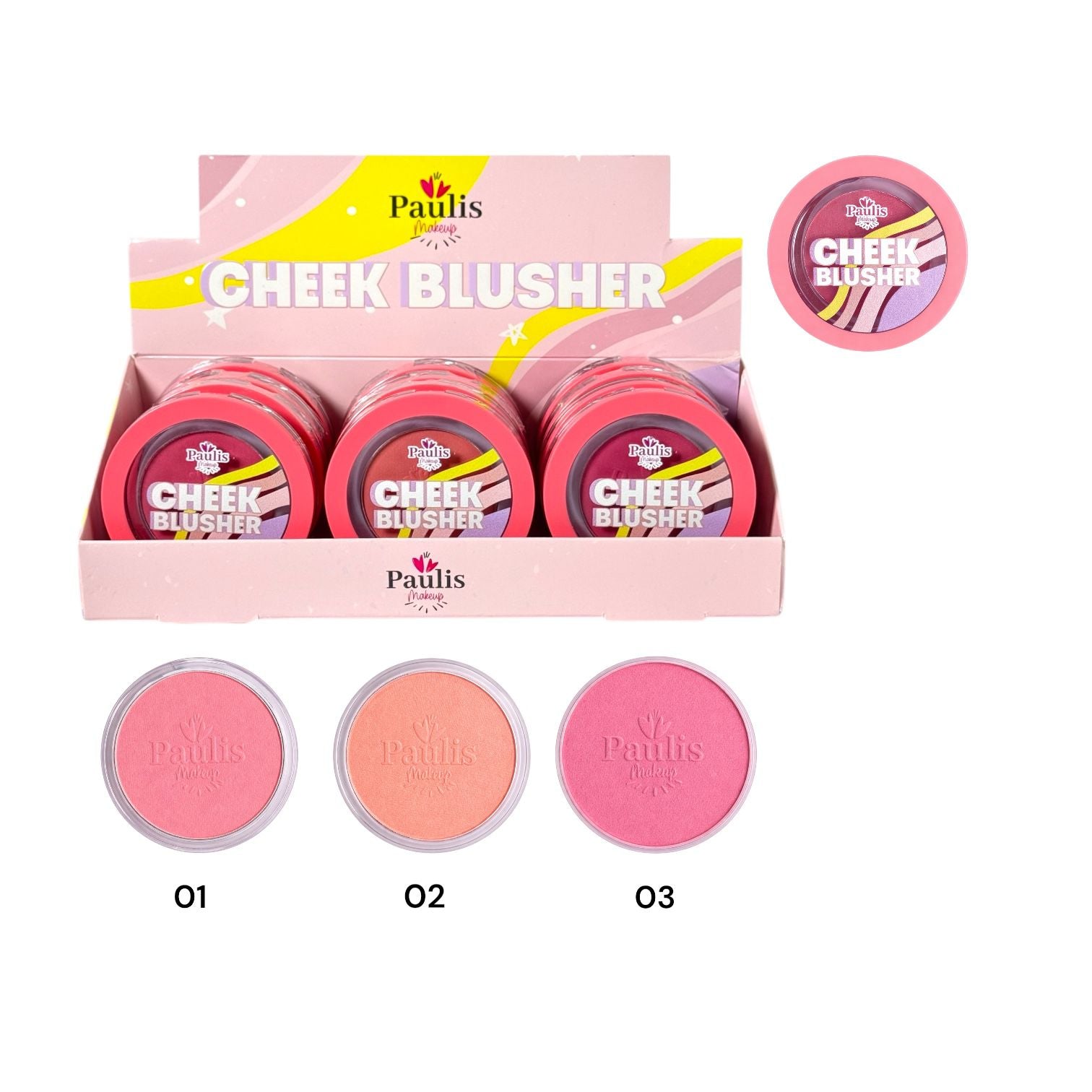 RUBOR EN POLVO CHEEK BLUSHER PAULIS