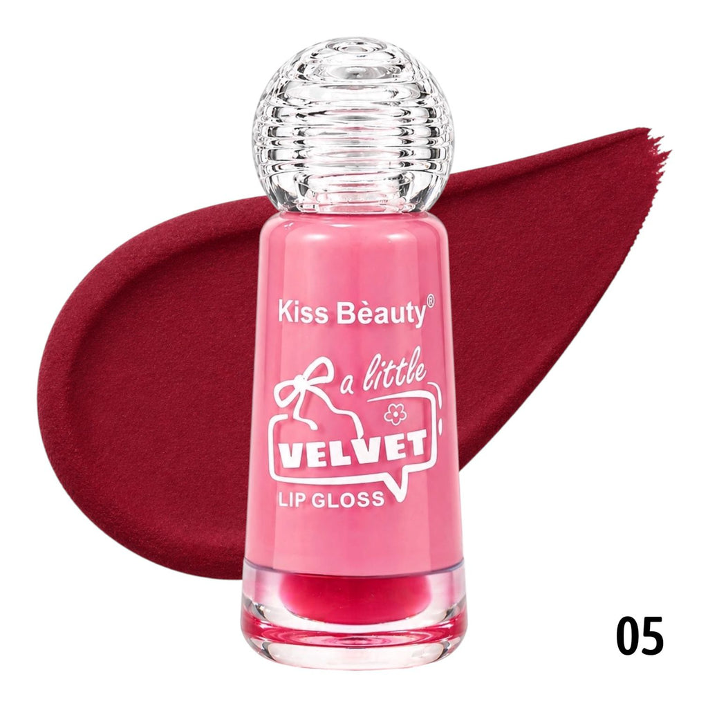 LABIAL LIQUIDO LITTLE VELVET 4ML KISS BEAUTY