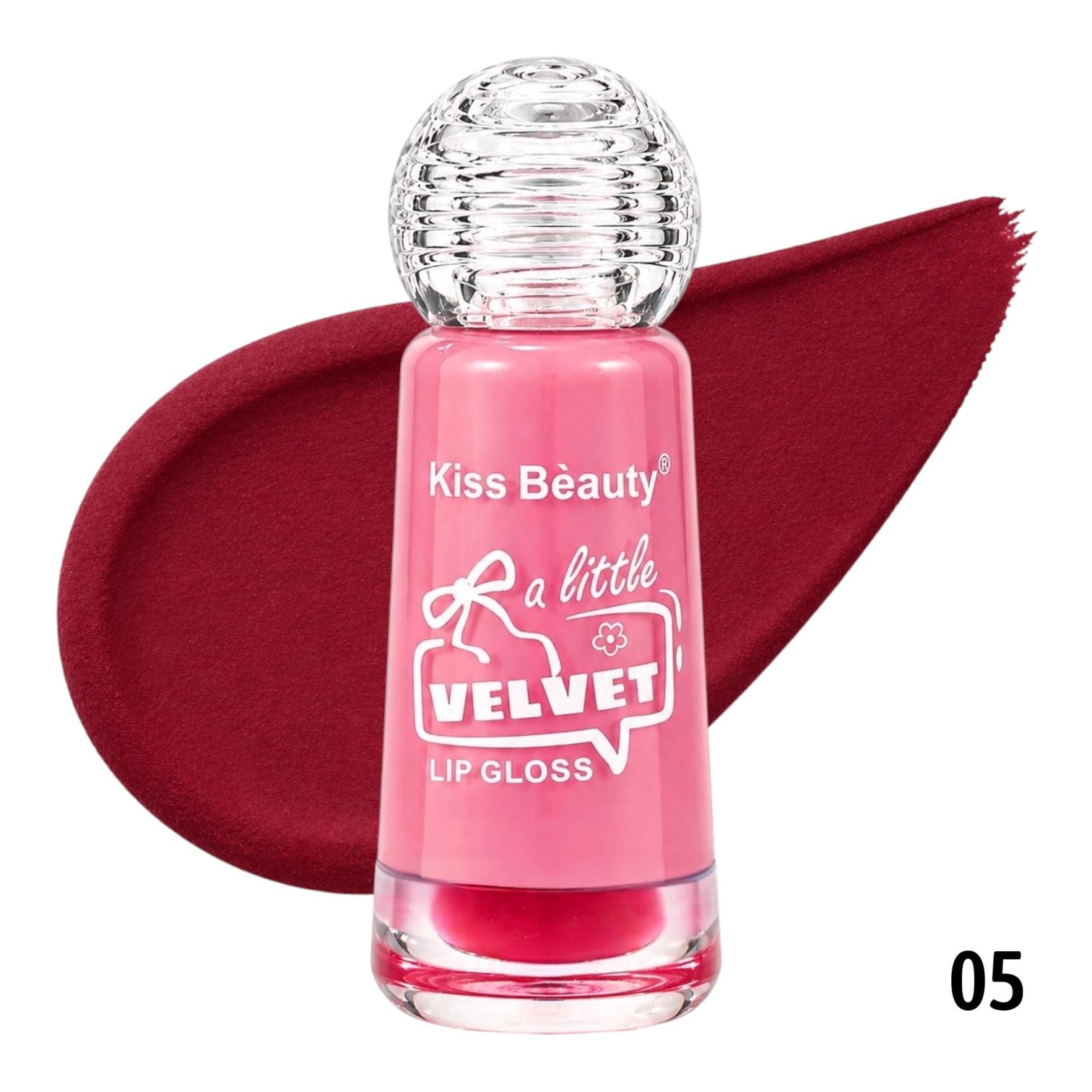 LABIAL LIQUIDO LITTLE VELVET 4ML KISS BEAUTY