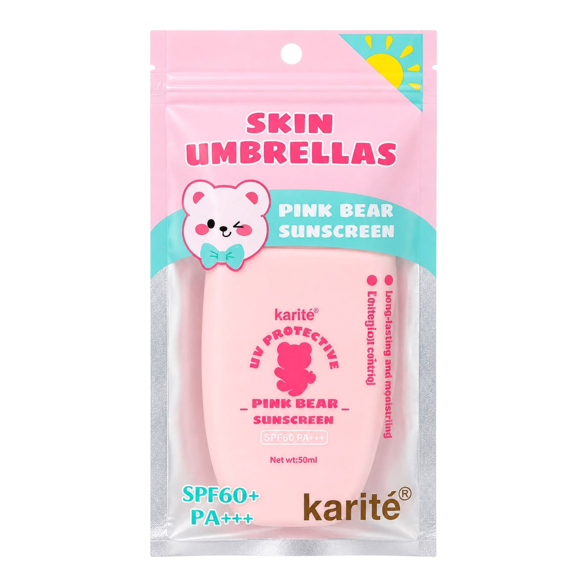 PROTECTOR SOLAR SKIN UMBRELLAS SPF60+ CARITA OSITO KARITE