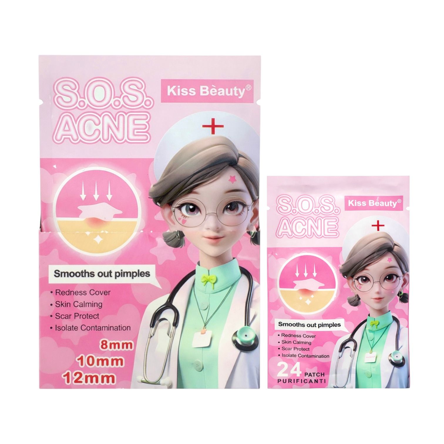 PARCHES DE ACNE X24 S.O.S KISS BEAUTY