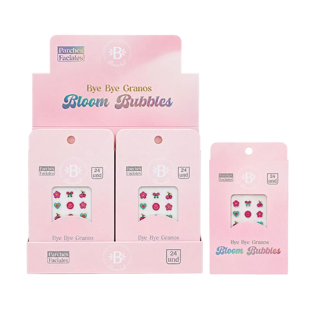 PARCHES DE ACNE X24 BYE BYE GRANOS BLOOM BUBBLES BLOOMSHELL