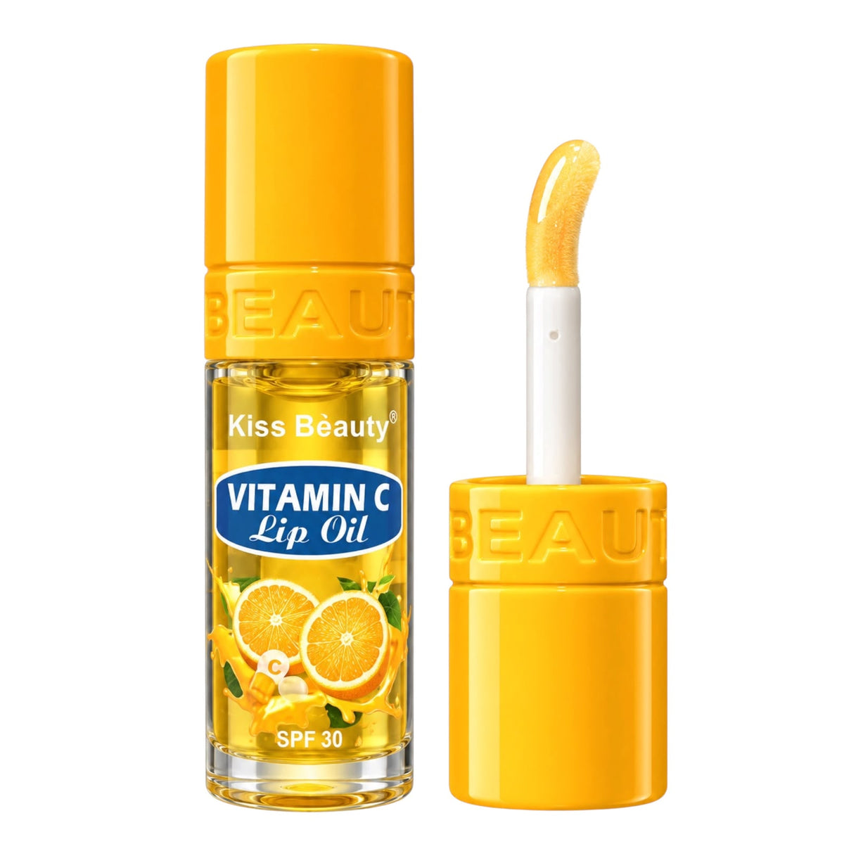 BRILLO GLOSS APLICADOR GRANDE DE VITAMINA C SPF30 KISS BEAUTY
