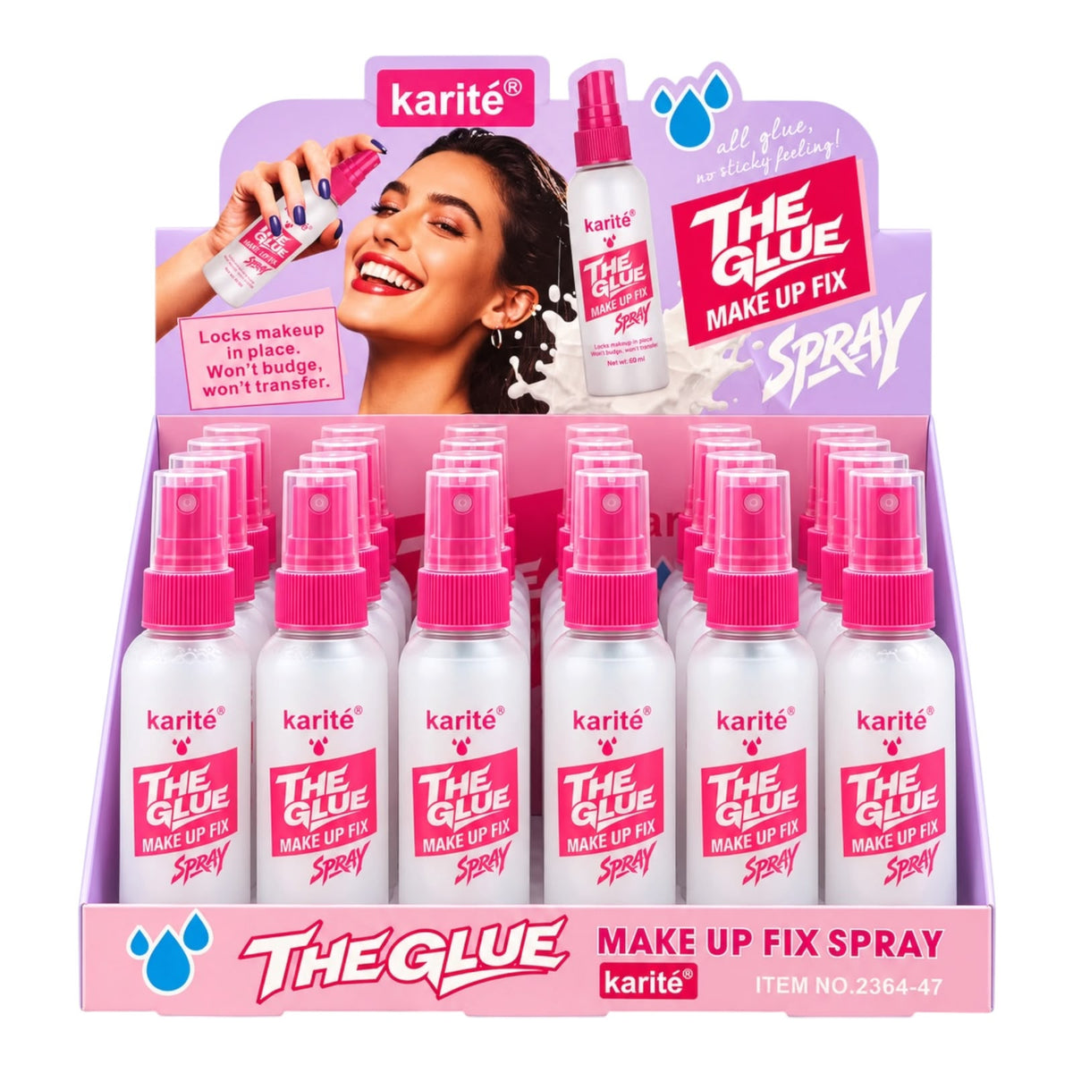 FIJADOR DE MAQUILLAJE THE GLUE 60ML KARITE