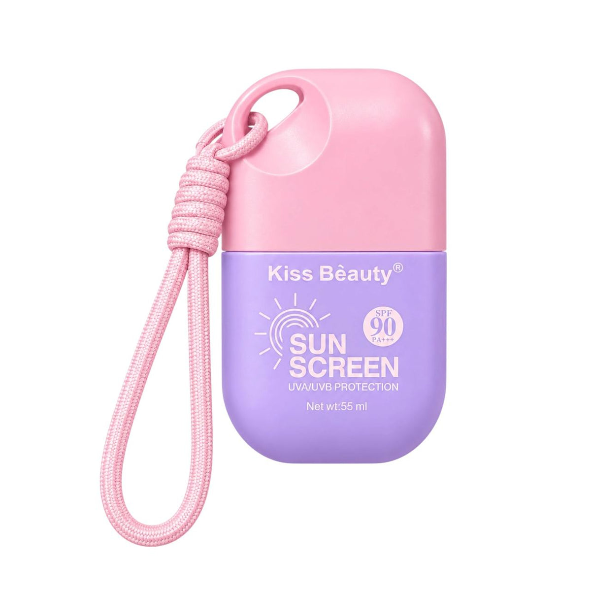 PROTECTOR SOLAR SPF90+ LLAVERO 55ML KISS BEAUTY