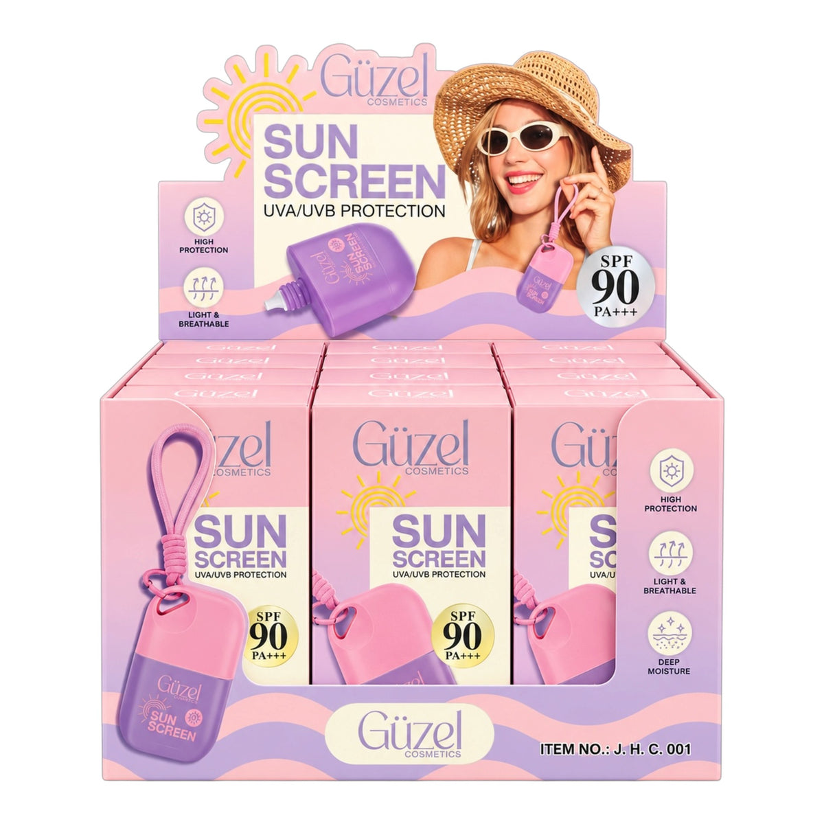 PROTECTOR SOLAR SPF90+ 55ML GUZEL