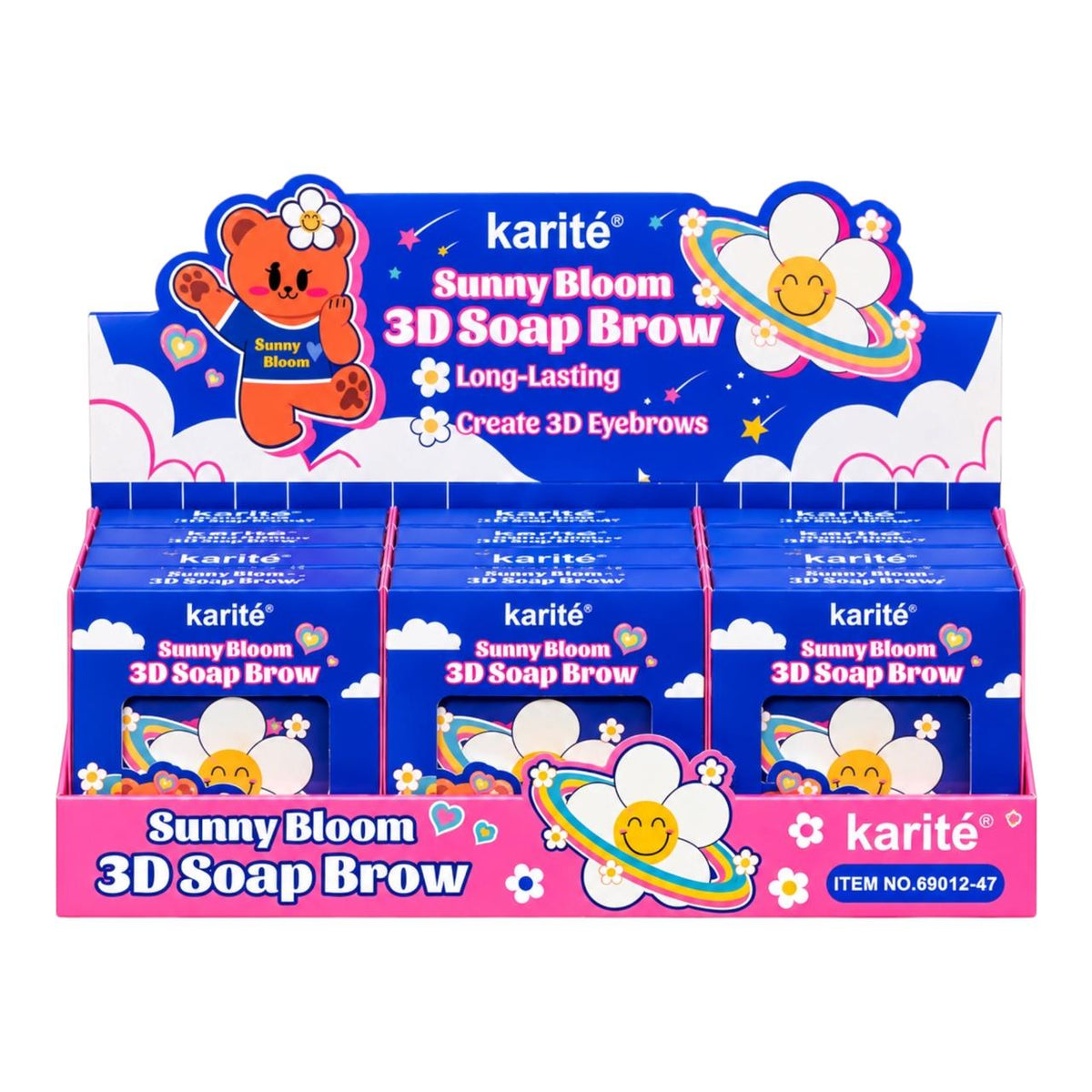 JABON DE CEJAS SUNNY BLOOM 3D FLORECITA OSITA KARITE