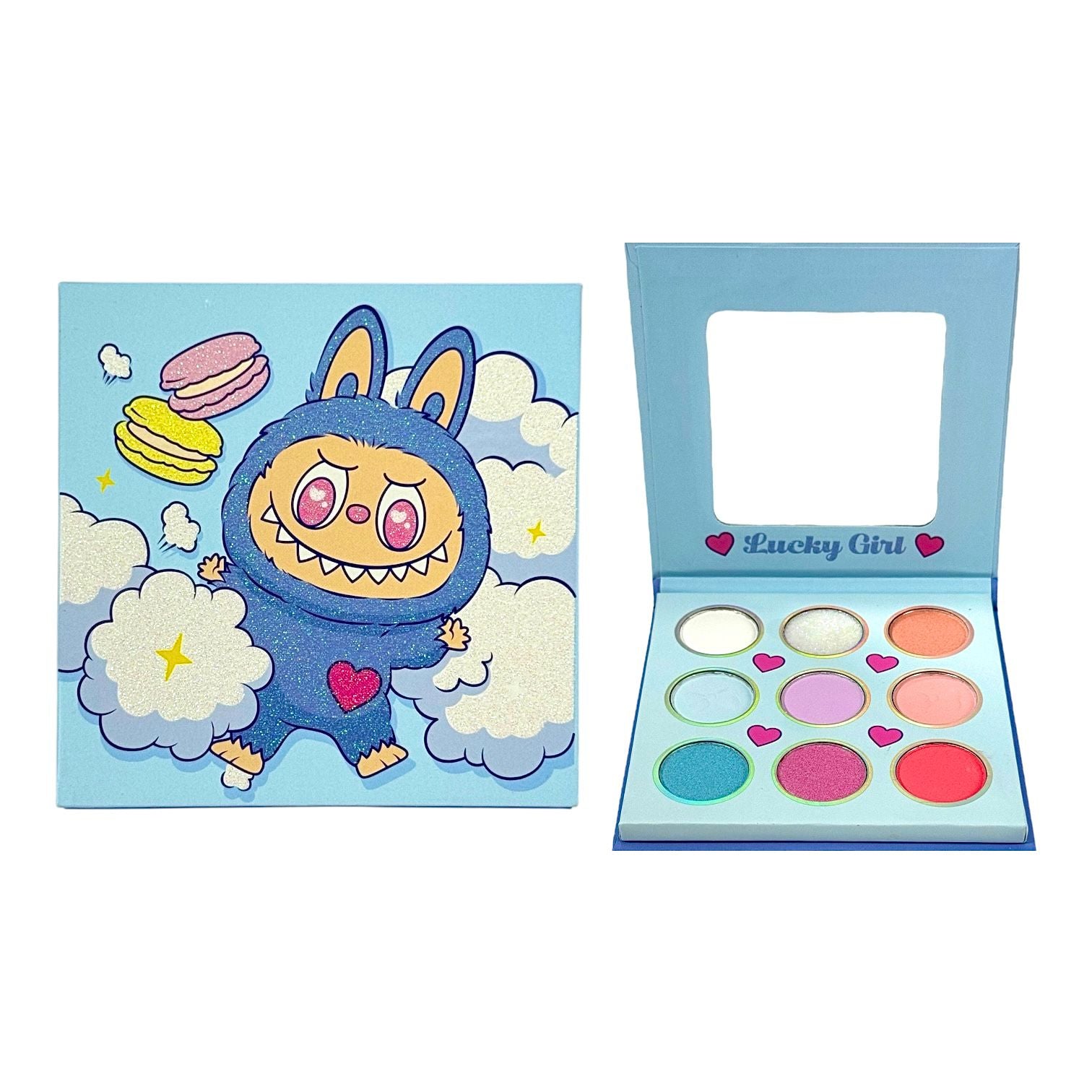 PALETA DE SOMBRAS X9 TONOS LABUBU