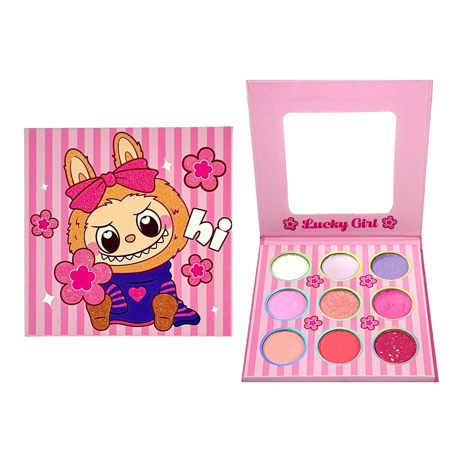 PALETA DE SOMBRAS X9 TONOS LABUBU