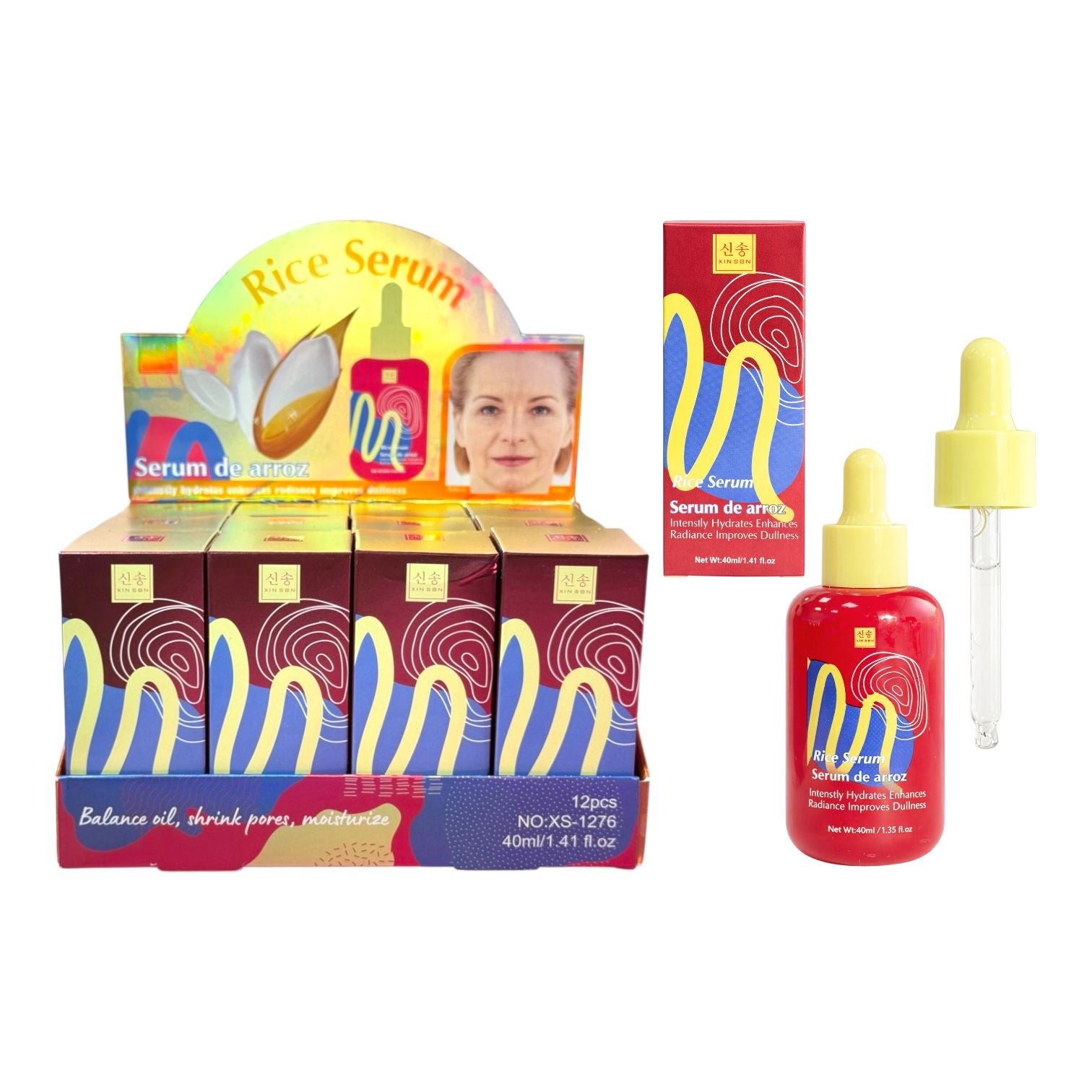 SUERO FACIAL ARROZ 40ML XIN SON