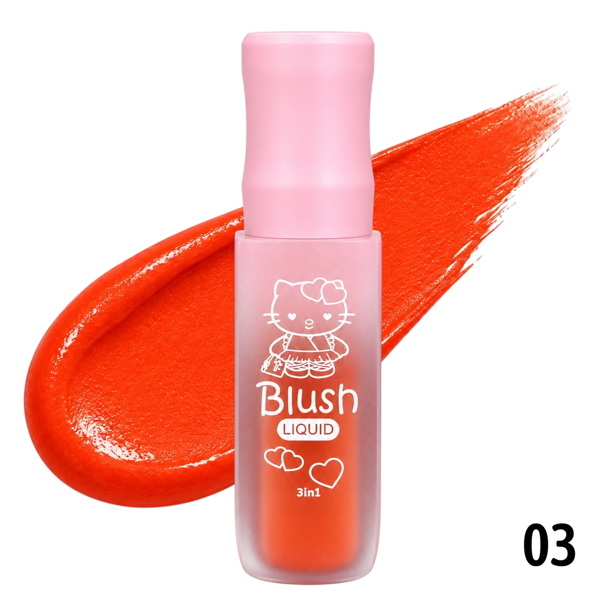 RUBOR LIQUIDO 3EN1 HELLO KITTY