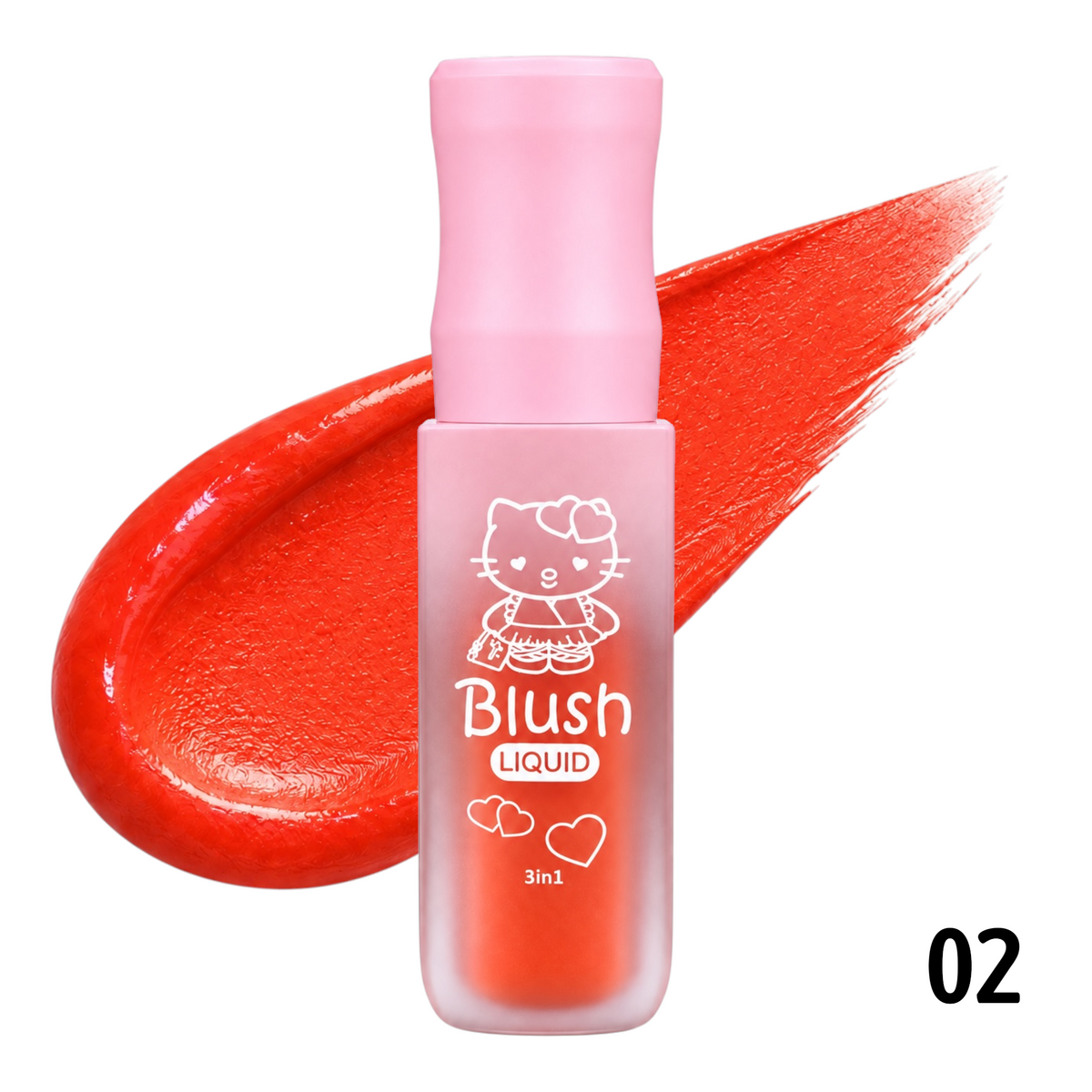 RUBOR LIQUIDO 3EN1 HELLO KITTY