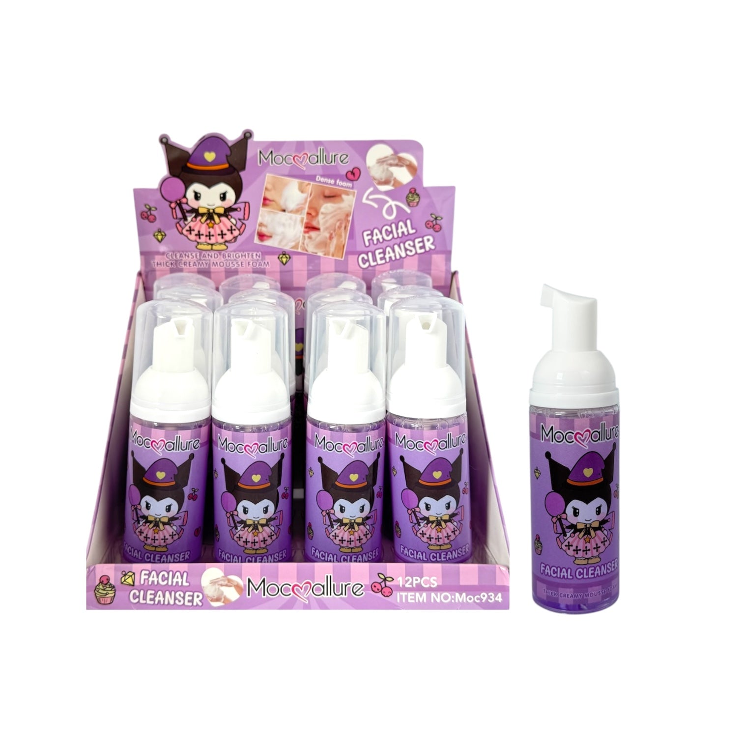JABON FACIAL ESPUMA THICK CREAMY MOUSSE FOAM KUROMI MOCALLURE