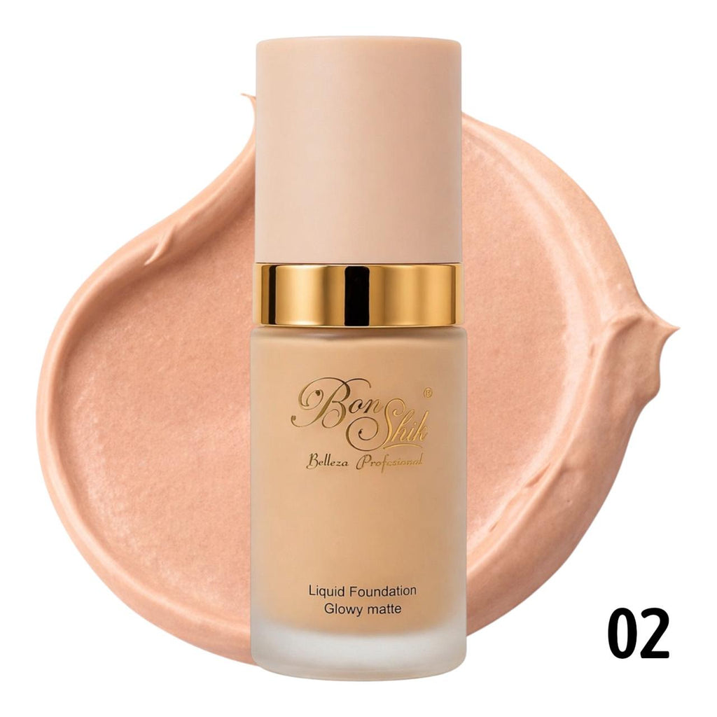 BASE LIQUIDA GLOWY MATTE 30ML BONSHIK