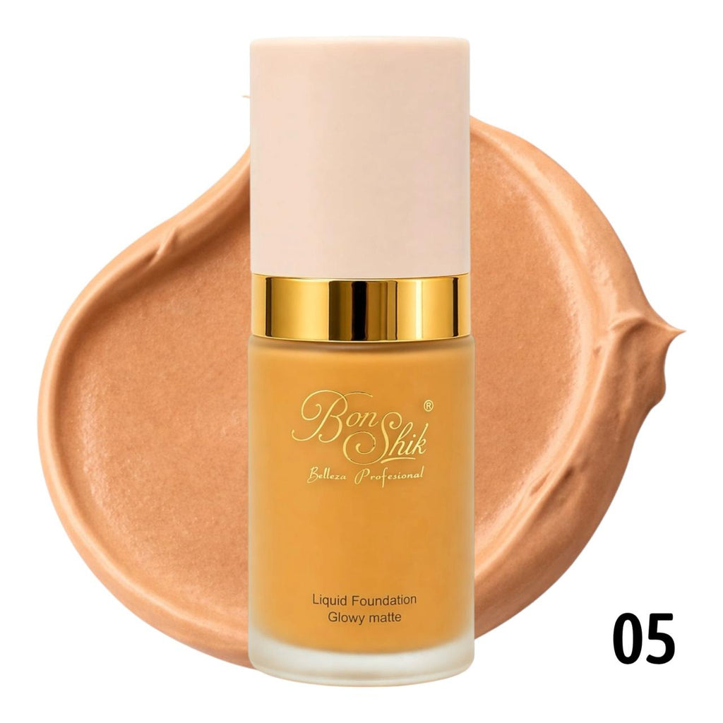 BASE LIQUIDA GLOWY MATTE 30ML BONSHIK