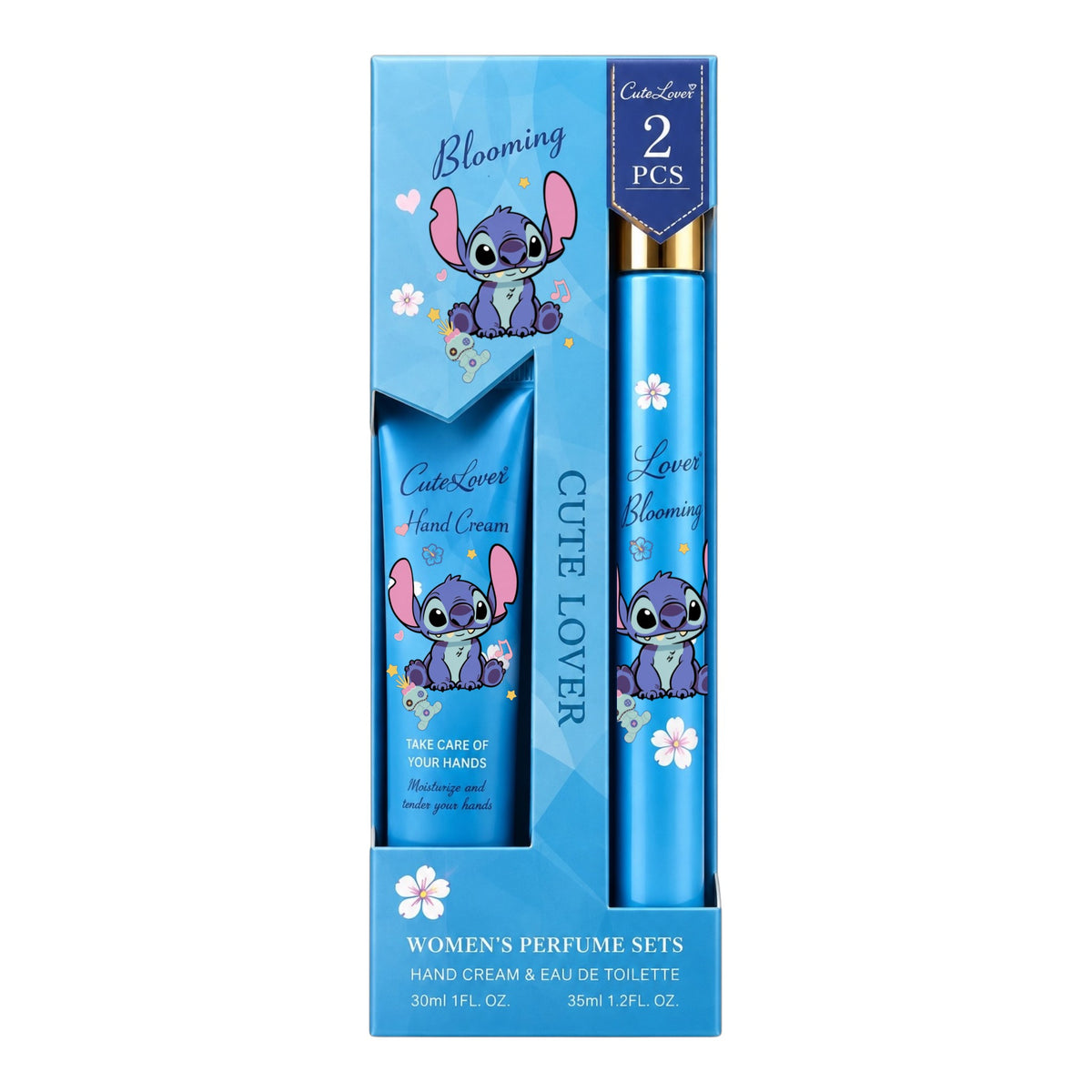 SET DE CREMA Y PERFUME STITCH CUTE LOVER