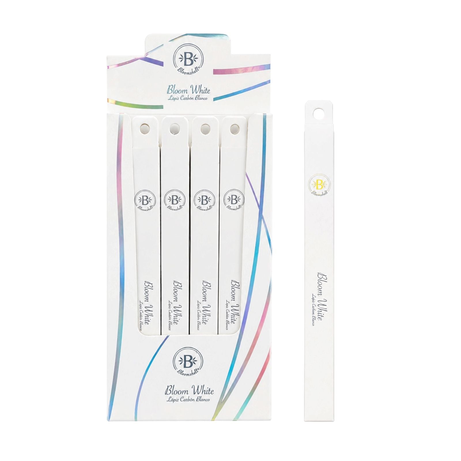 LAPIZ DELINEADOR CARBON BLANCO BLOOM WHITE BLOOMSHELL