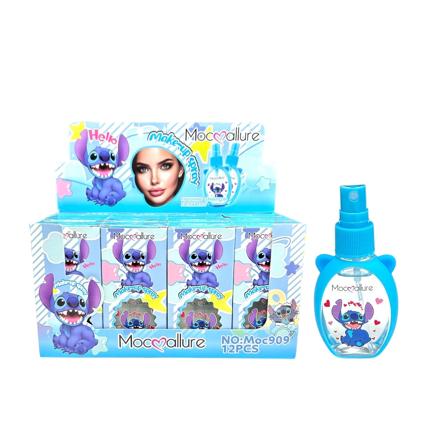 FIJADOR DE MAQUILLAJE STITCH HELLO MOCALLURE