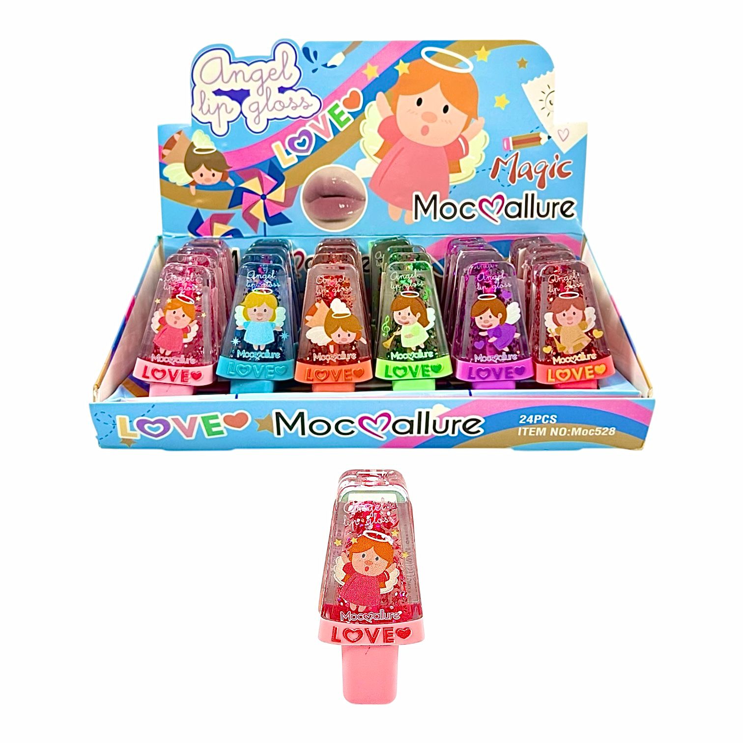 BRILLO MAGICO GLITTER PALETA ANGELITOS LOVE MOCALLURE