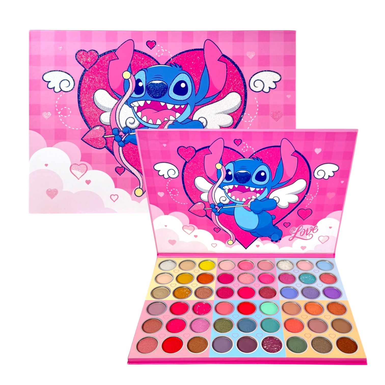 PALETA DE SOMBRAS X54 TONOS STITCH CUPIDO