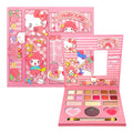 PALETA DE SOMBRAS X18 TONOS CON BROCHITA HELLO KITTY HAPPY EVERY DAY