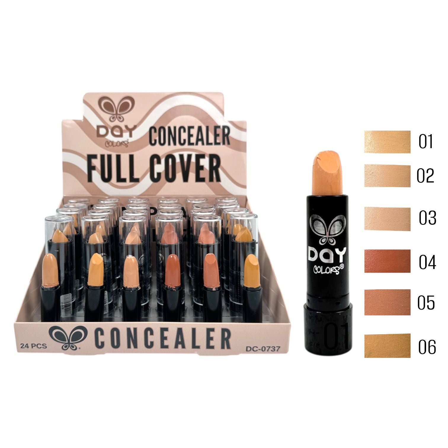 CORRECTOR EN BARRA FULL COVER DAY COLORS