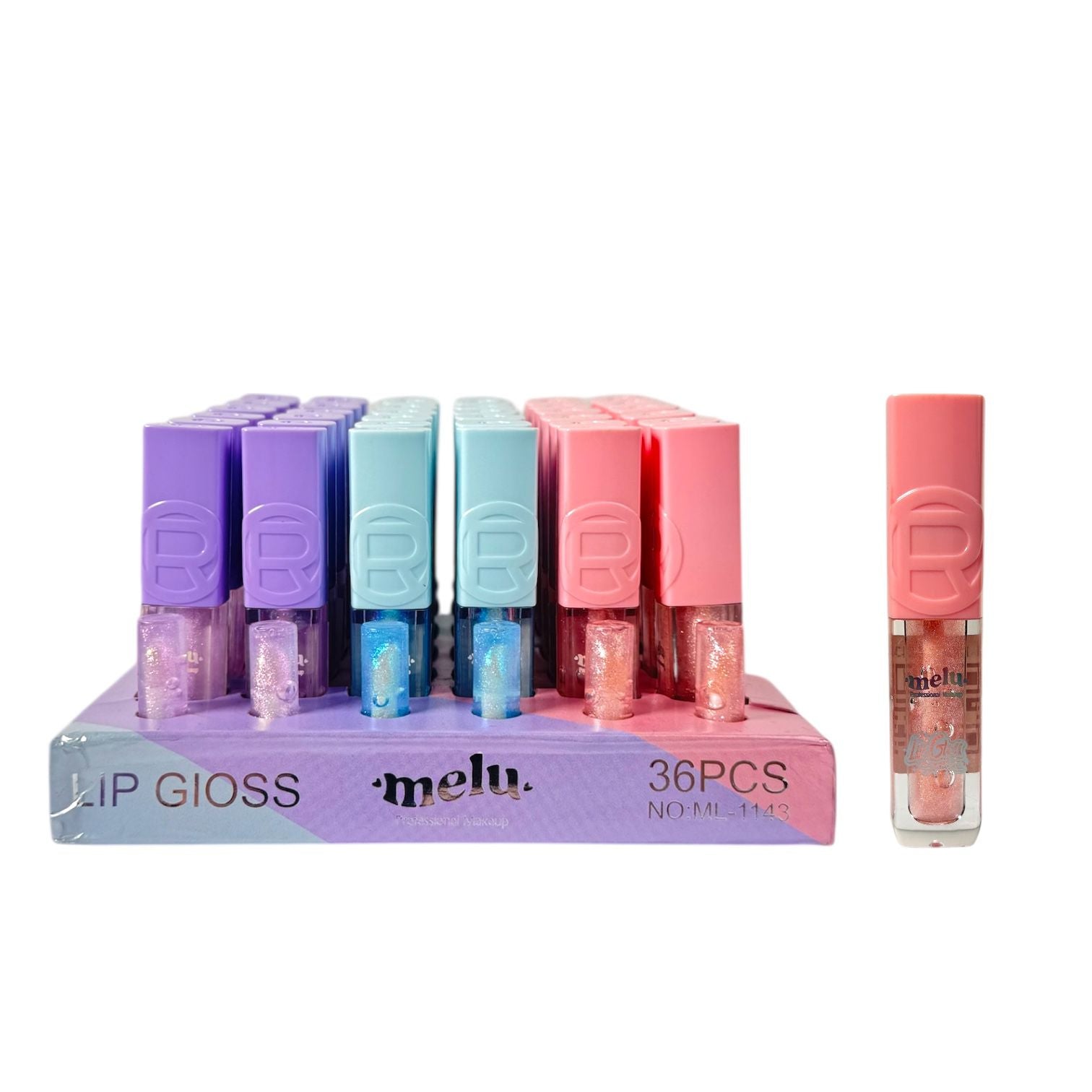 BRILLO GLOSS ESCARCHADO MELU