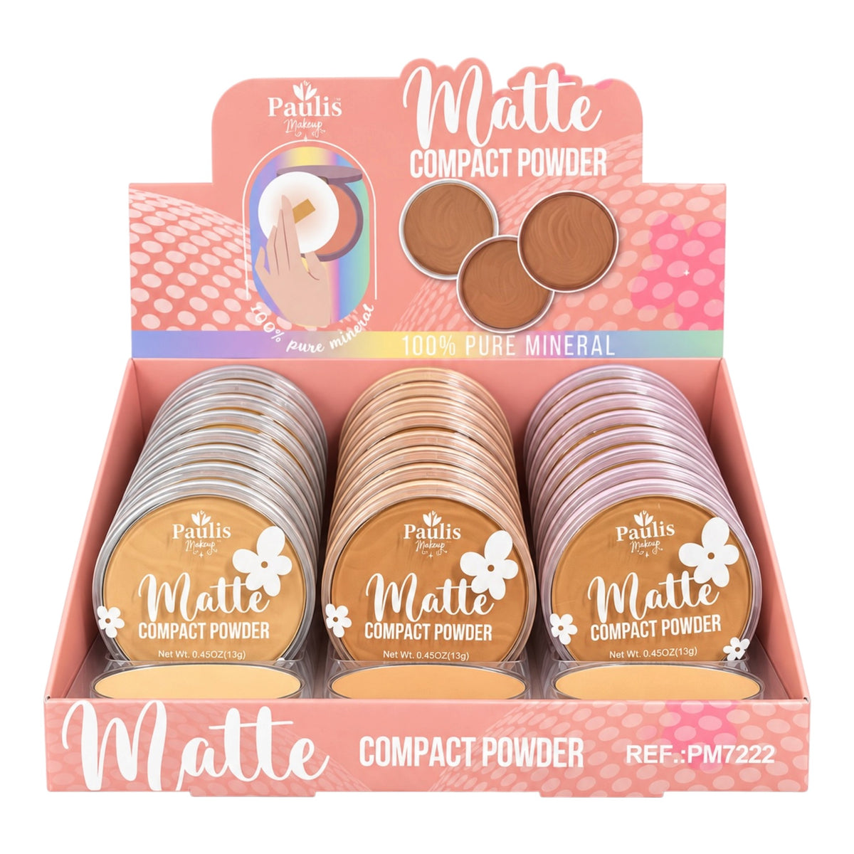 POLVO COMPACTO FLORES PAULIS